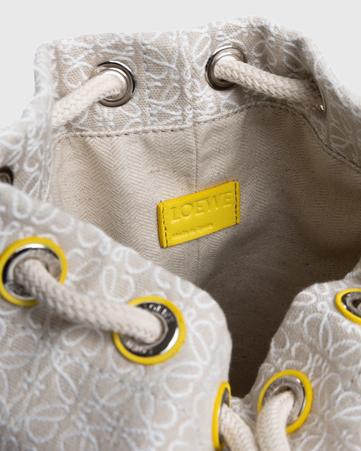 Loewe – Paula's Ibiza Small Sailor Bag Ecru/Lemon - Bags - Yellow - Image 7