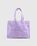 Acne Studios – Furry Logo Shoulder Tote Bag Lilac Purple