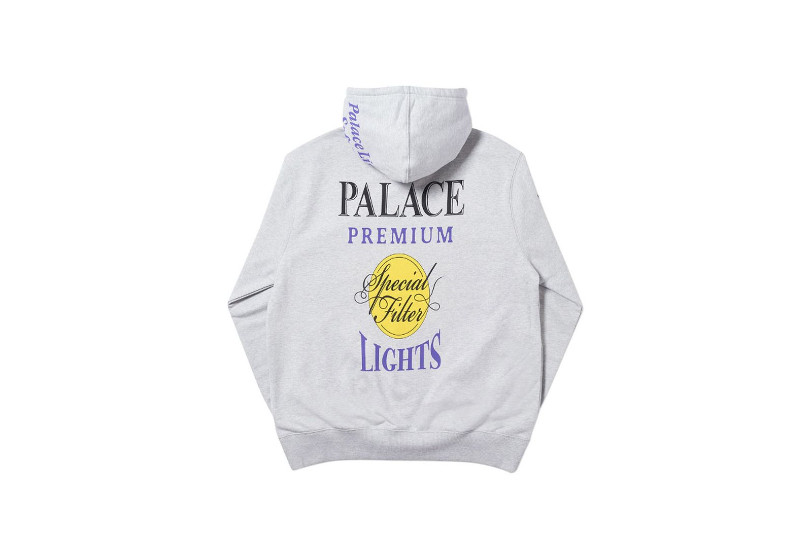 Palace 2019 Autumn Hood Blender grey back