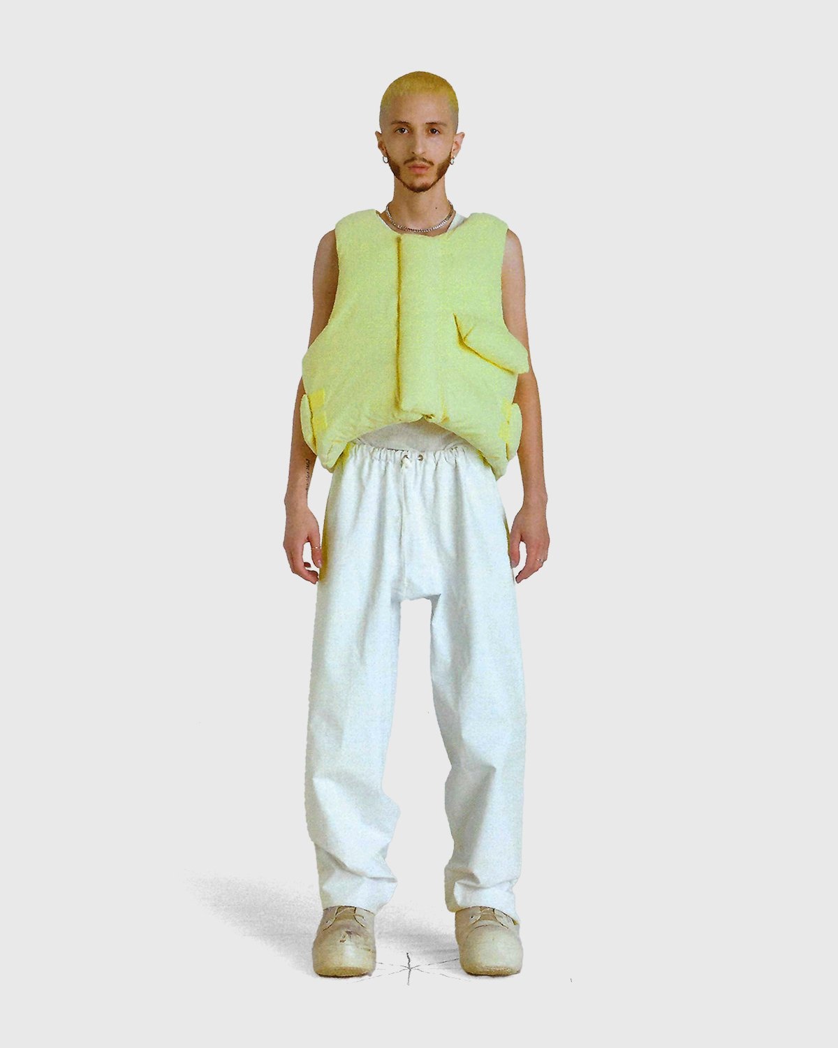 Entire studios pillow vest yellow ベスト