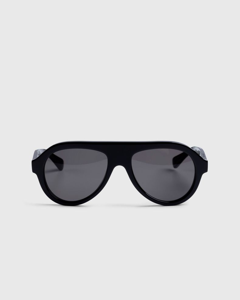 Bottega Veneta – Classic Aviator Sunglasses Black/Grey