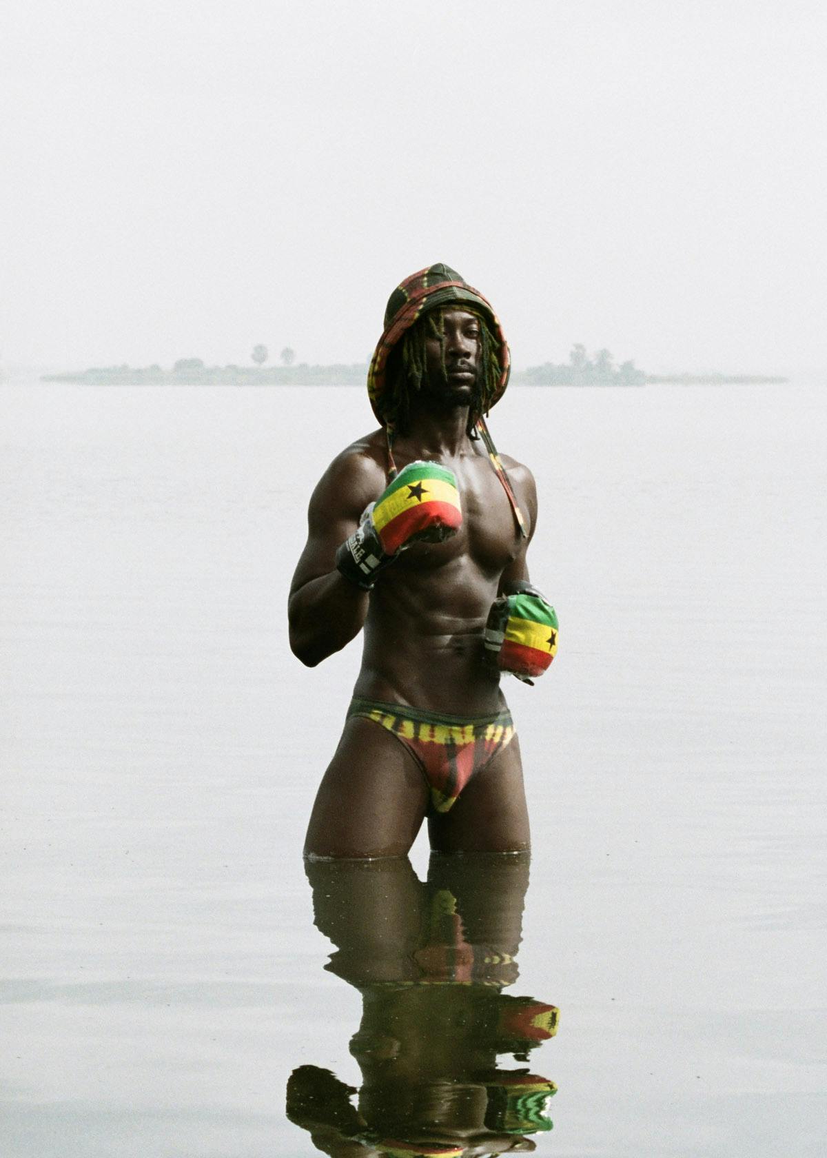 AYAT Hat, durag, and shorts CREOLE