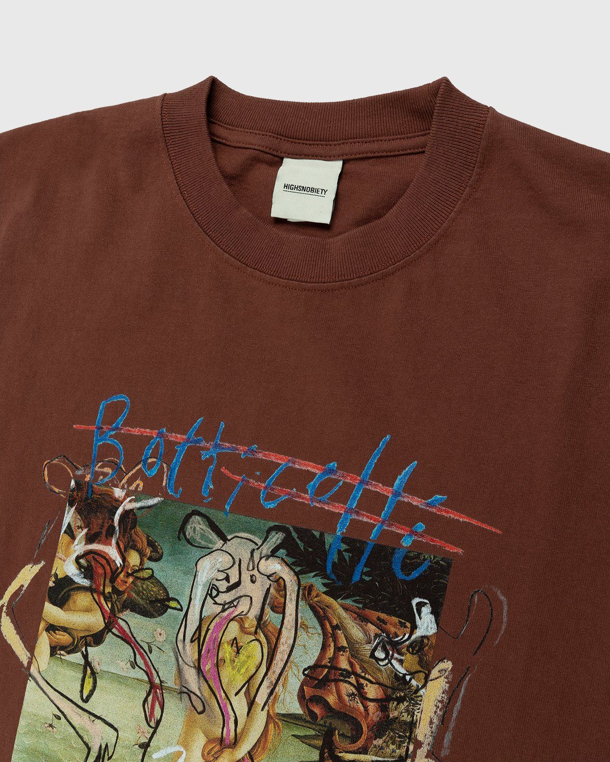 Simon Fujiwara x Highsnobiety – Birth Of Venus T-Shirt Brown - T-shirts - Brown - Image 5