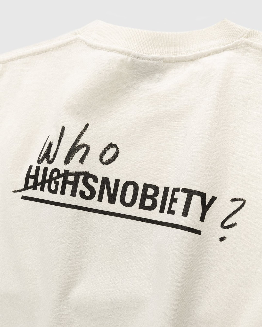 Simon Fujiwara x Highsnobiety – Mona Lisa Longsleeve White - Longsleeves - White - Image 3