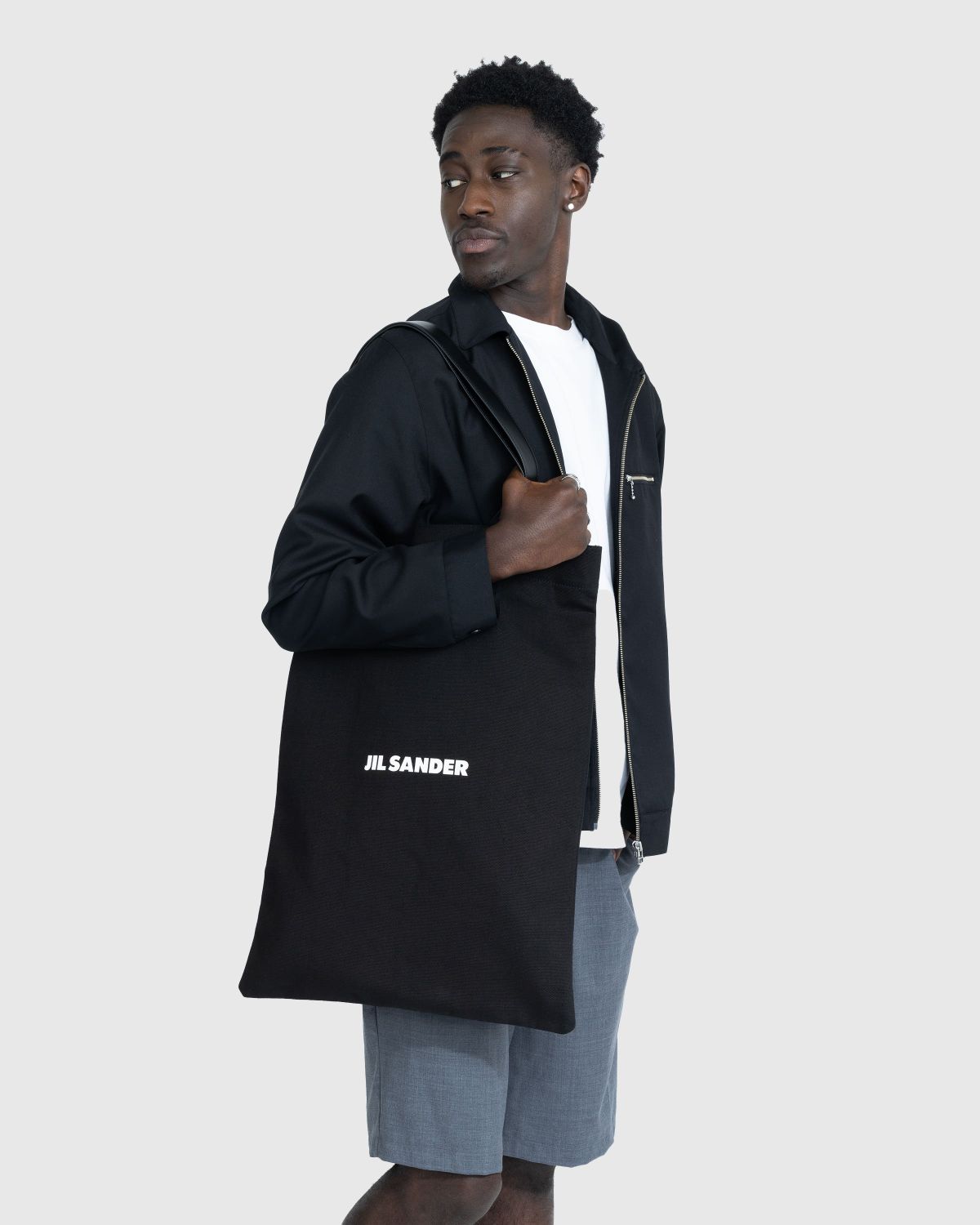 Jil Sander Book Tote Grande Black