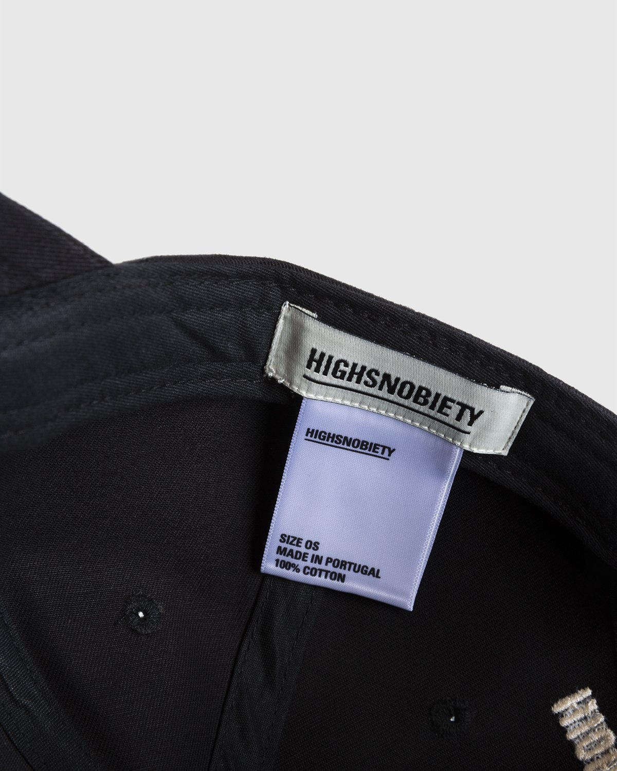 BRAUN x Highsnobiety – Logo Cap Black - Hats - Black - Image 6