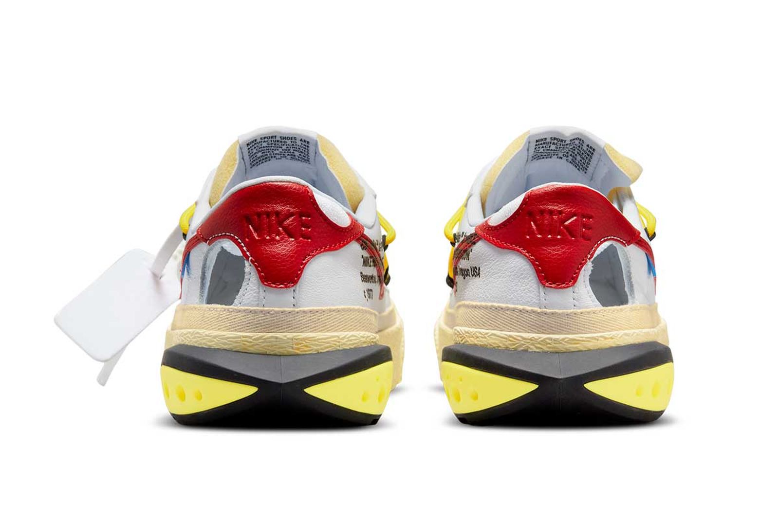Virgil Abloh's off white nike sacai Off-White x Nike Blazer Low Collab Shoe: Release