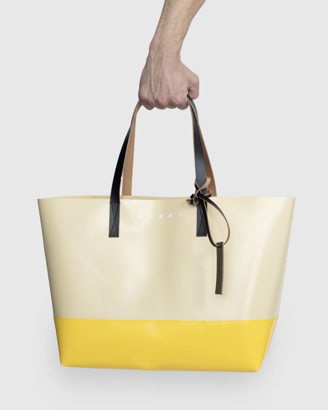 Marni – Tribeca Two-Tone Tote Bag Yellow