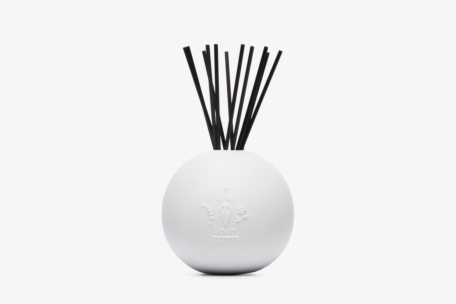 Rose Noir Porcelain Diffuser Set