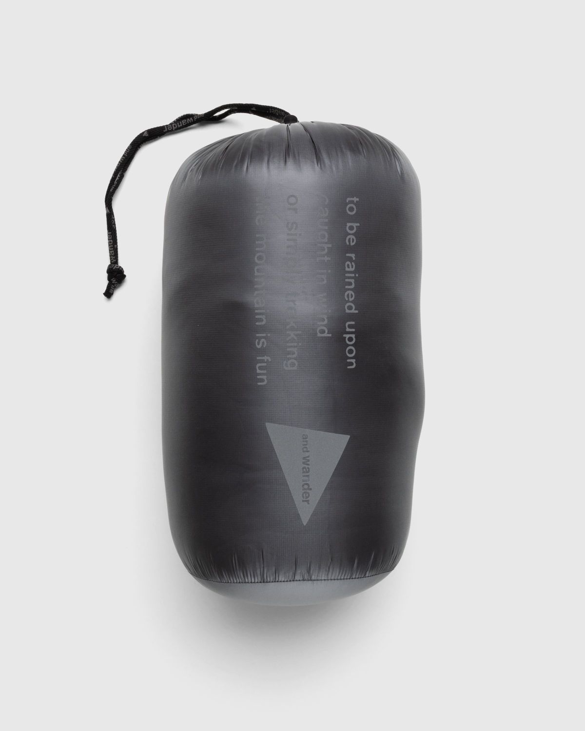 And Wander x Nanga – Down Sleeping Bag Grey - Lifestyle - Grey - Image 1