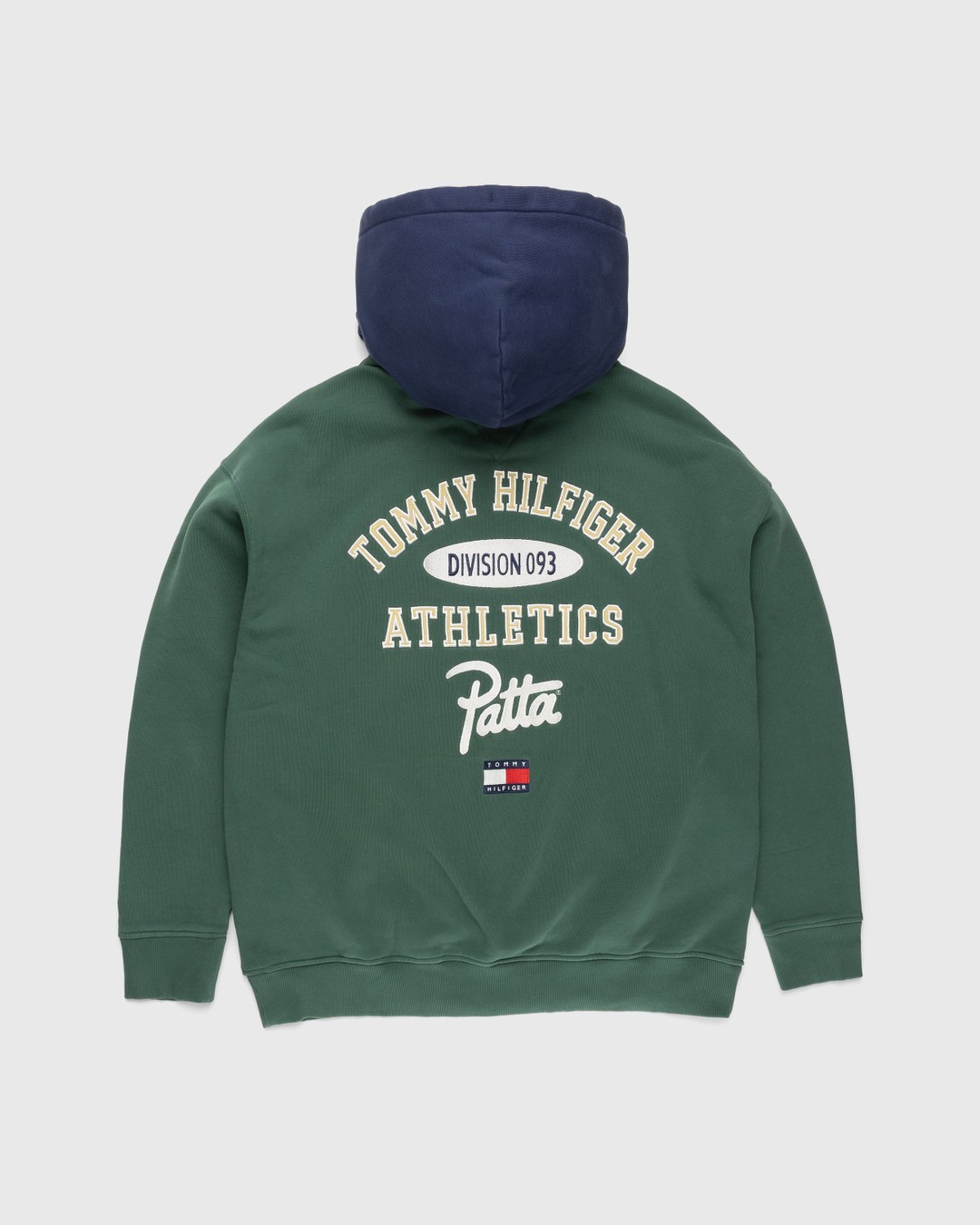 Tommy jeans green hoodie on sale