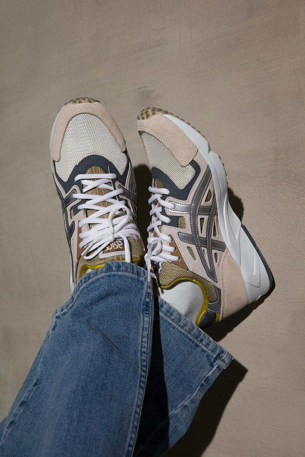 The ASICS GEL-DS Trainer Steps Out in Cream & Silver