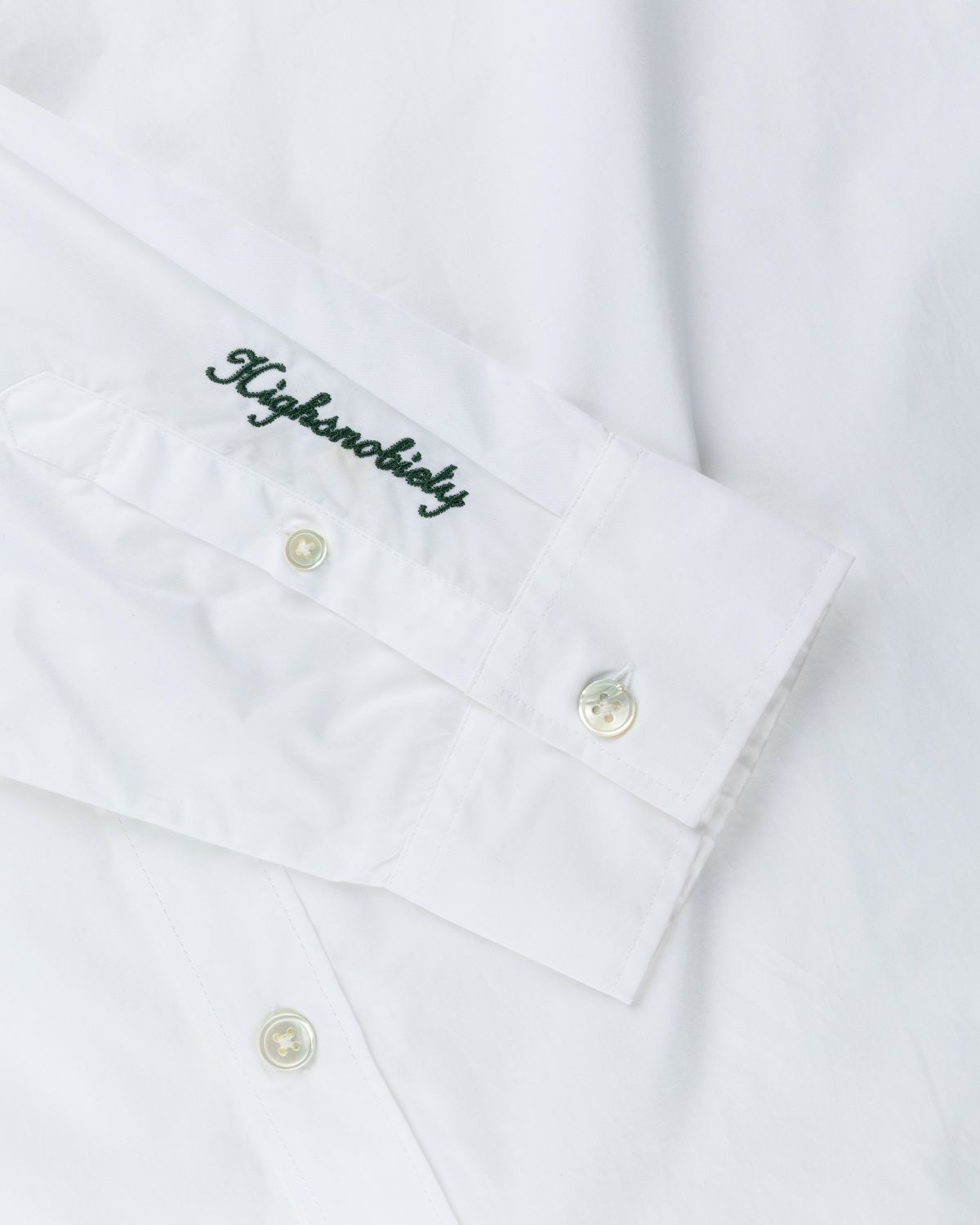 Café de Flore x Highsnobiety – Not In Paris 4 Poplin Shirt White - Shirts - White - Image 5