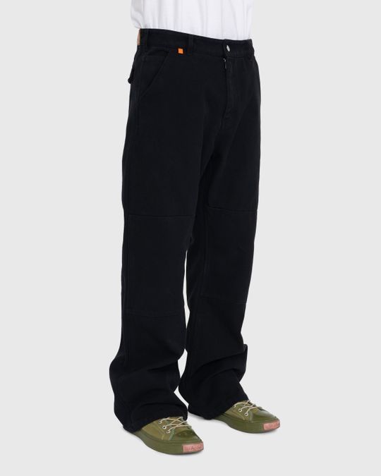 Acne Studios Cotton Workwear Trousers Black Highsnobiety Shop
