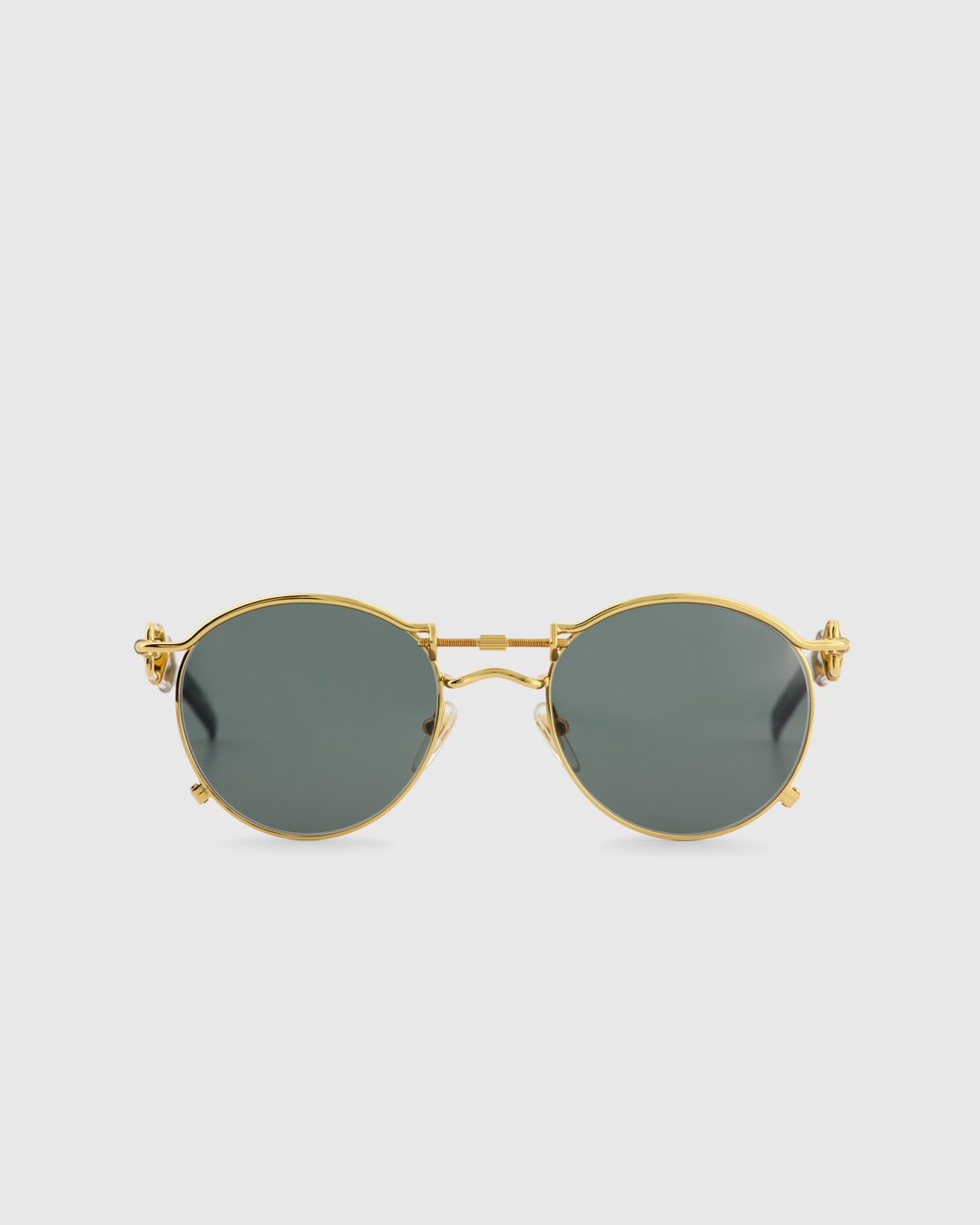 Jean Paul Gaultier x Burna Boy – 56-0174 Pas De Vis Sunglasses Yellow - Eyewear - Yellow - Image 1