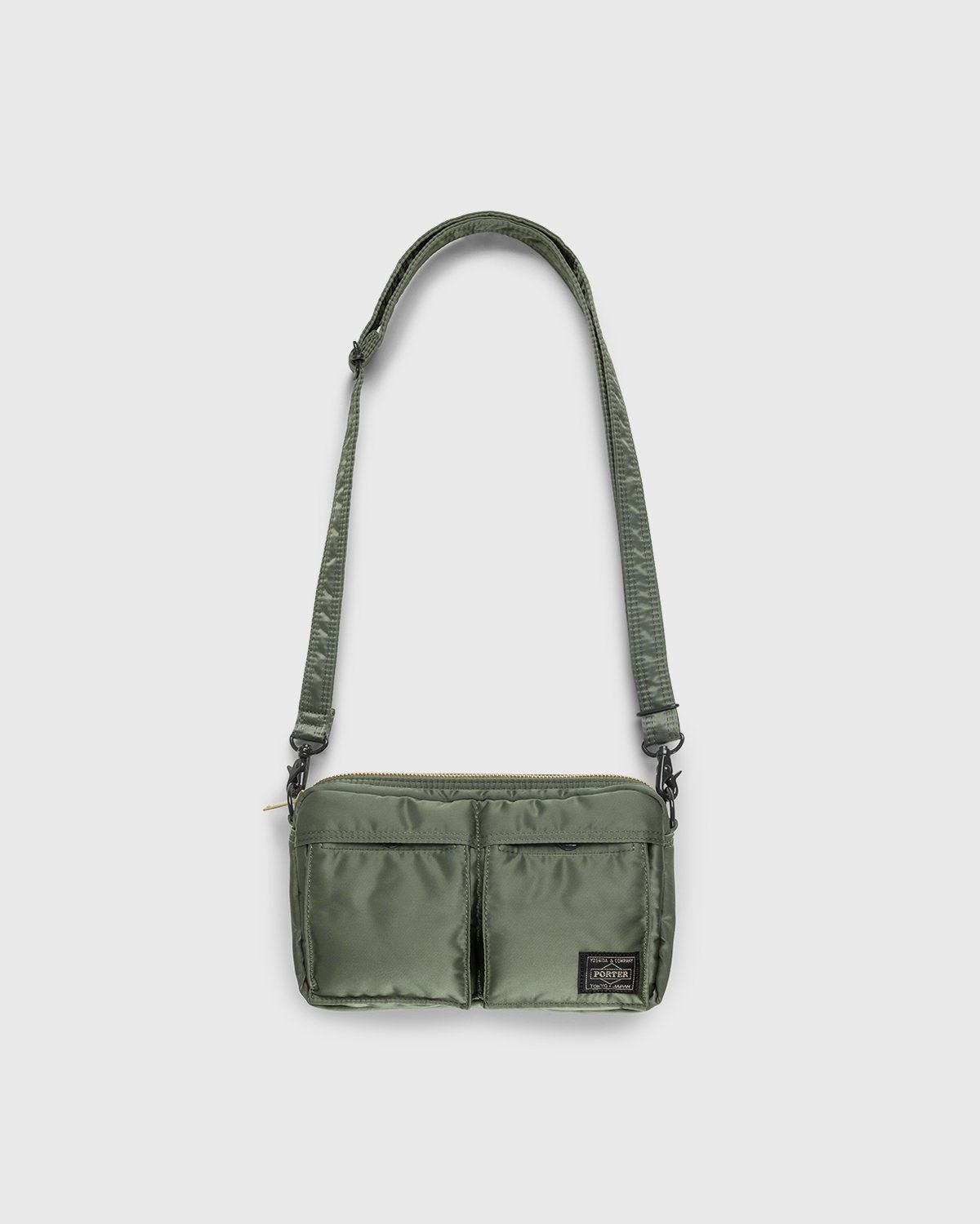 Porter-Yoshida & Co. – Tanker Shoulder Bag Sage Green - Pouches - Green - Image 1