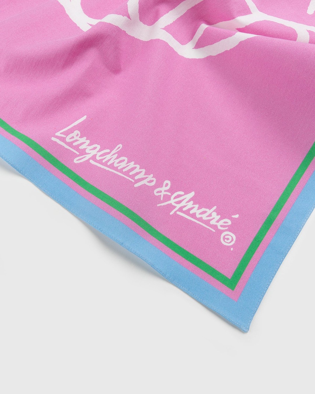 Longchamp x André Saraiva – Stoles Pink - Scarves - Pink - Image 4