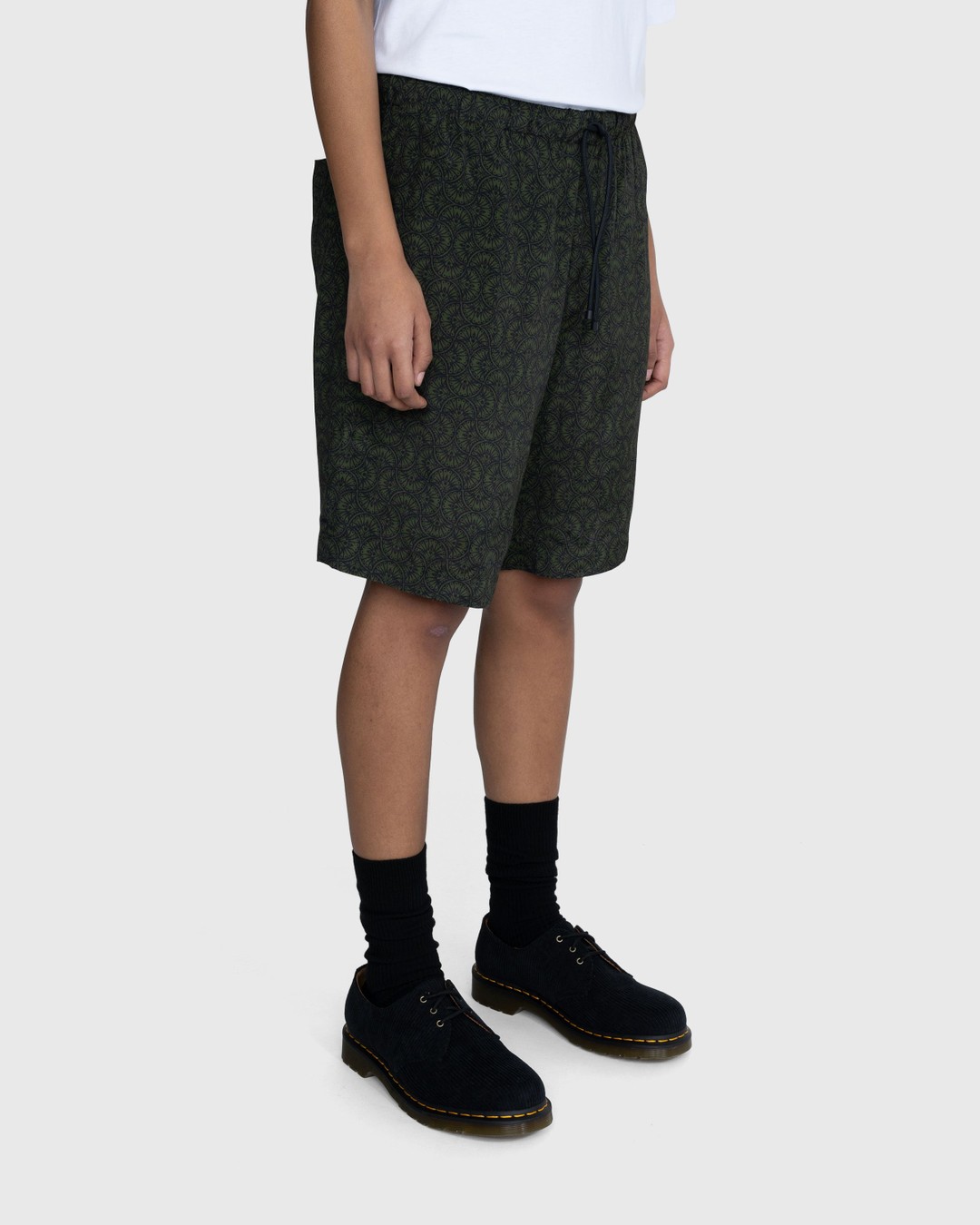 Dries van Noten – Piperi Shorts Bottle - Shorts - Green - Image 4
