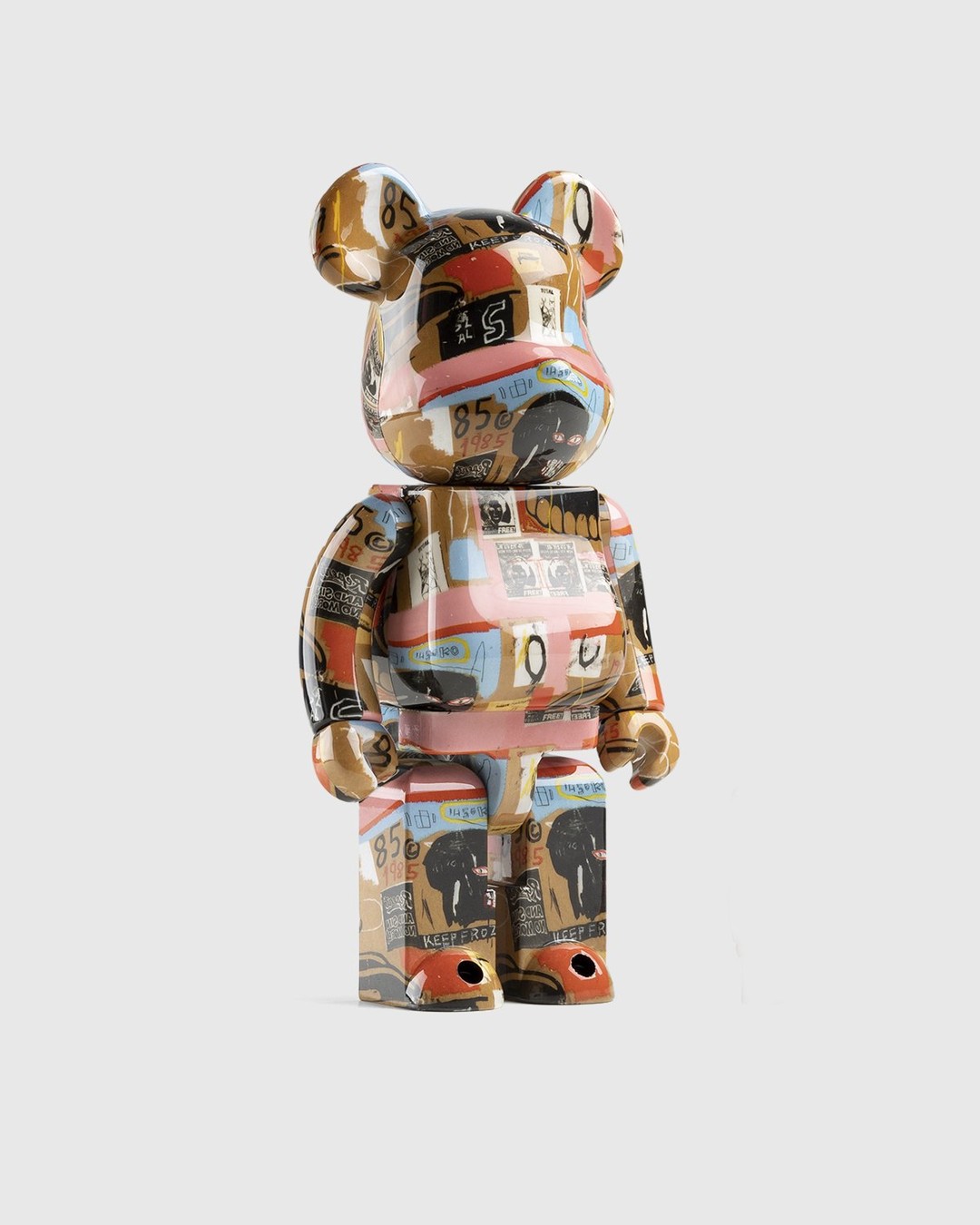 Medicom – Be@rbrick Andy Warhol x Jean-Michel Basquiat #2 1000% Multi - Toys - Multi - Image 3