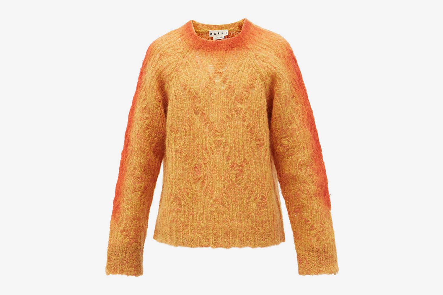 Latticed Mohair Sweater