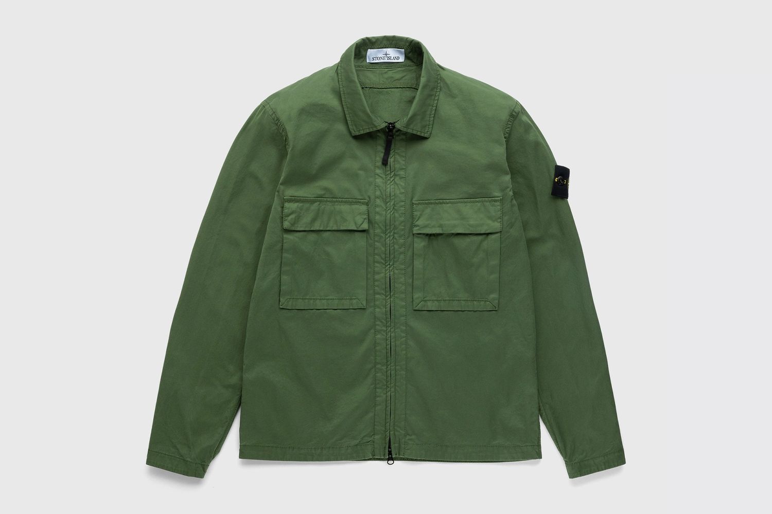 Garment-Dyed Cotton Overshirt