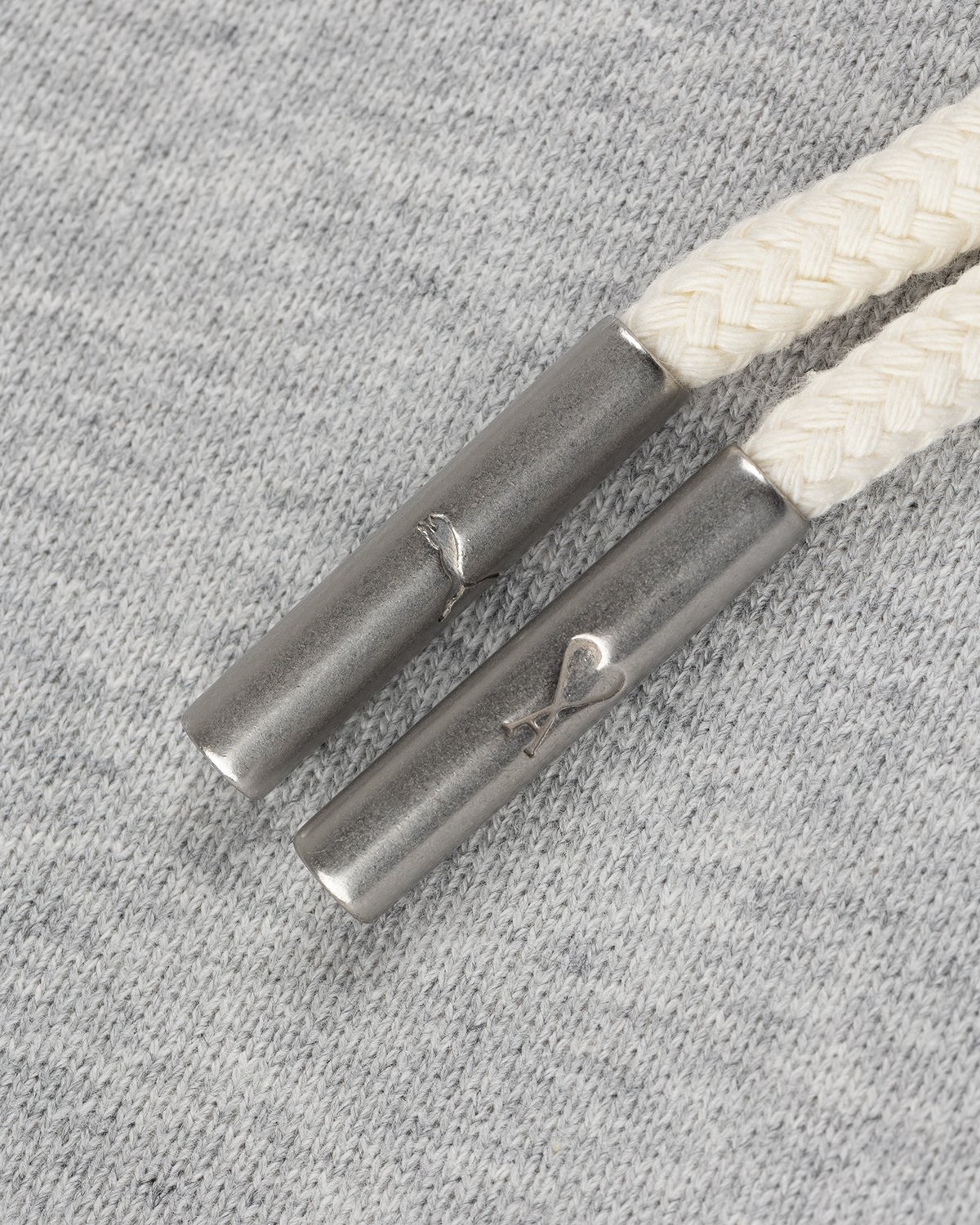 Puma x AMI – Logo Hoodie Light Heather Grey - Sweats - Grey - Image 7