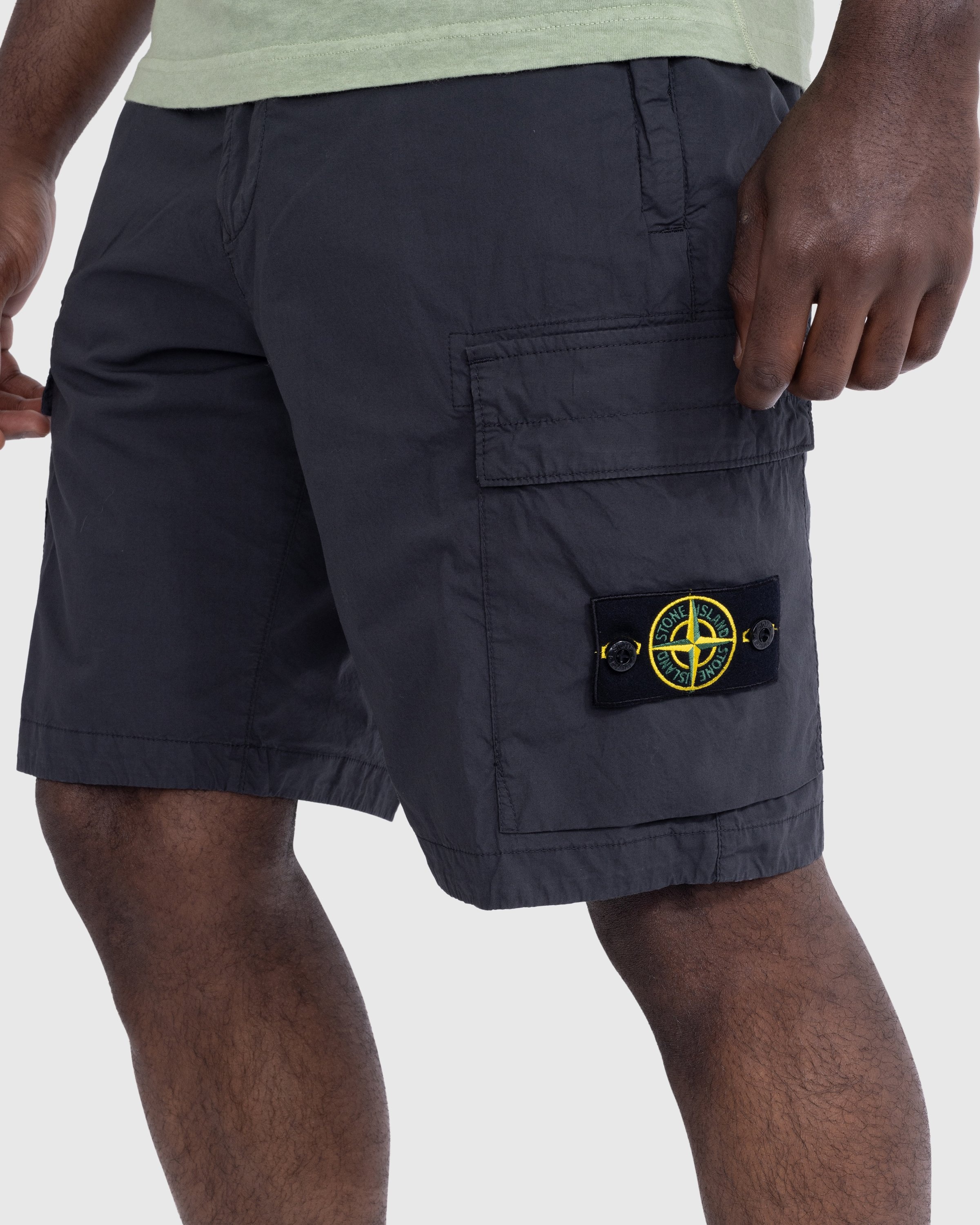 Stone island cargo shorts online navy