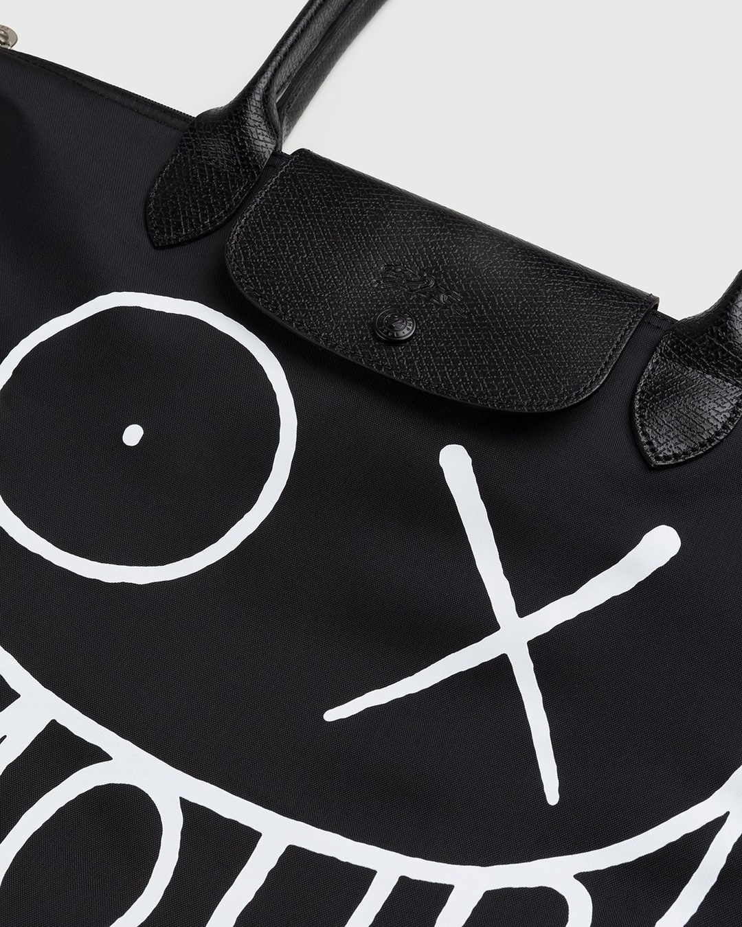 Longchamp x André Saraiva – Le Pliage André Travel Bag Black - Bags - Black - Image 3