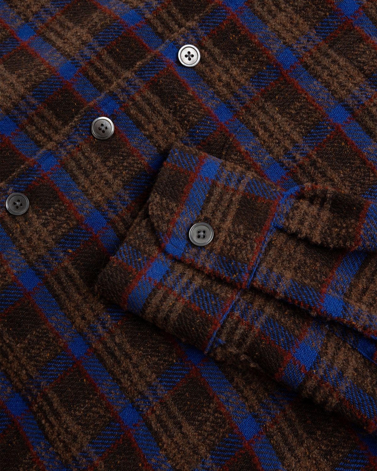 Our Legacy – Above Shirt Brown Pankow Check - Shirts - Brown - Image 6