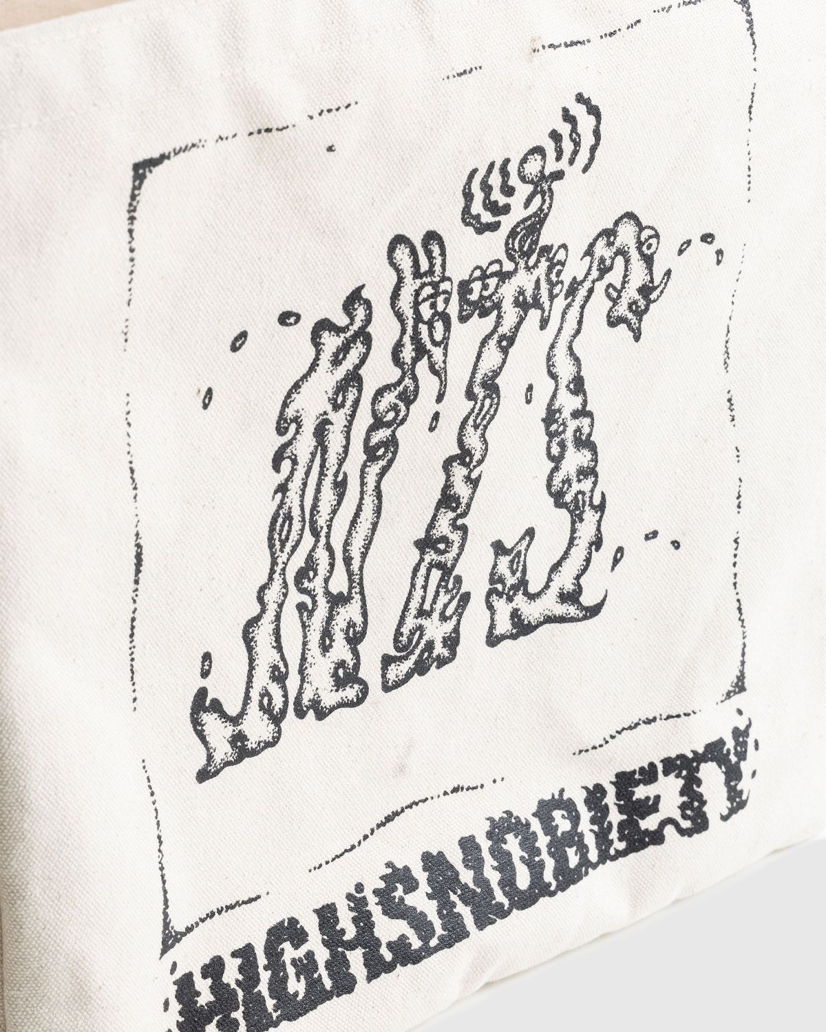 NTS x Highsnobiety – Record Storage Canvas Bag Natural - Bags - Natural - Image 7