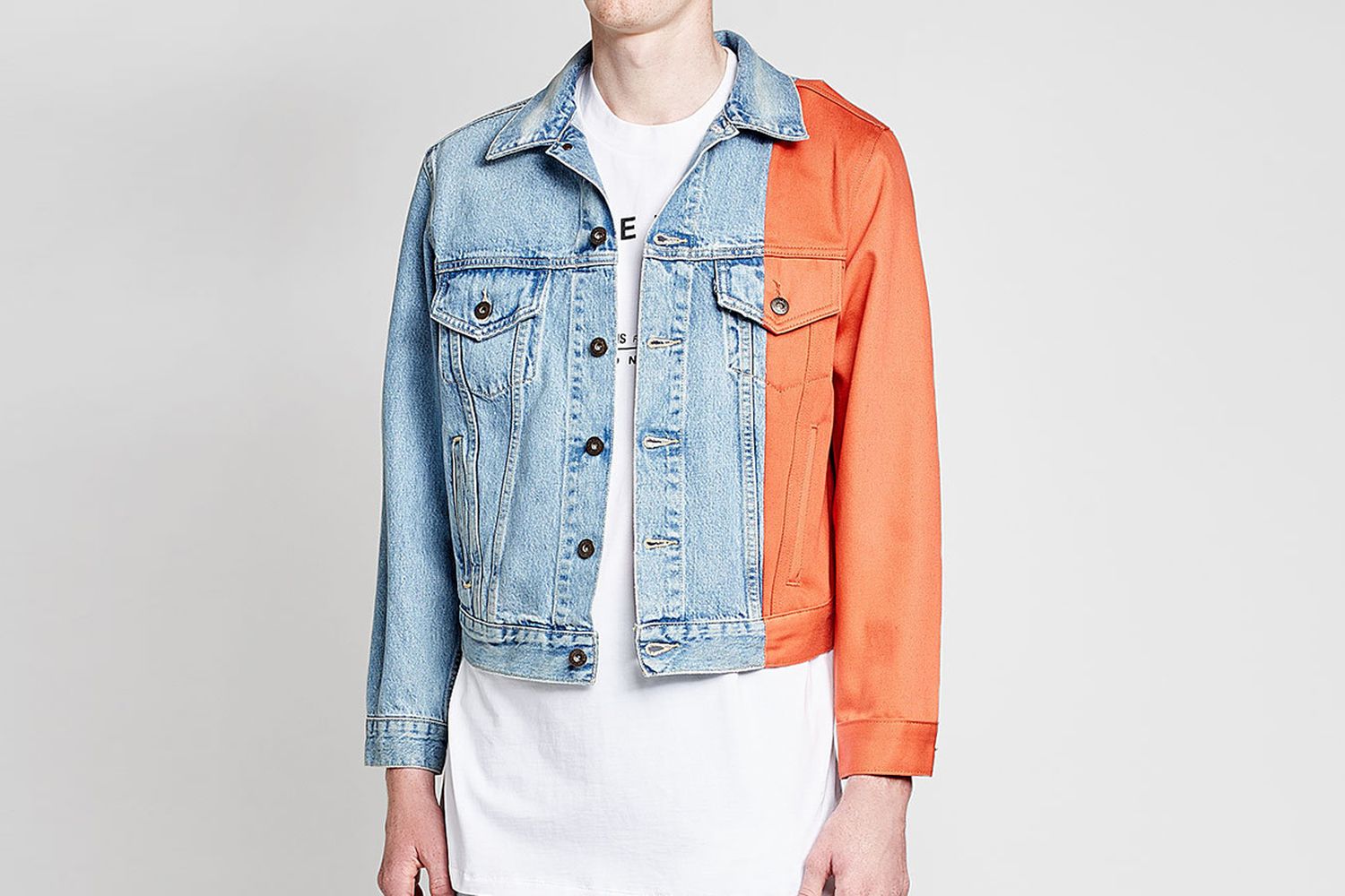 Descubrir 81+ imagen levi’s off white denim jacket