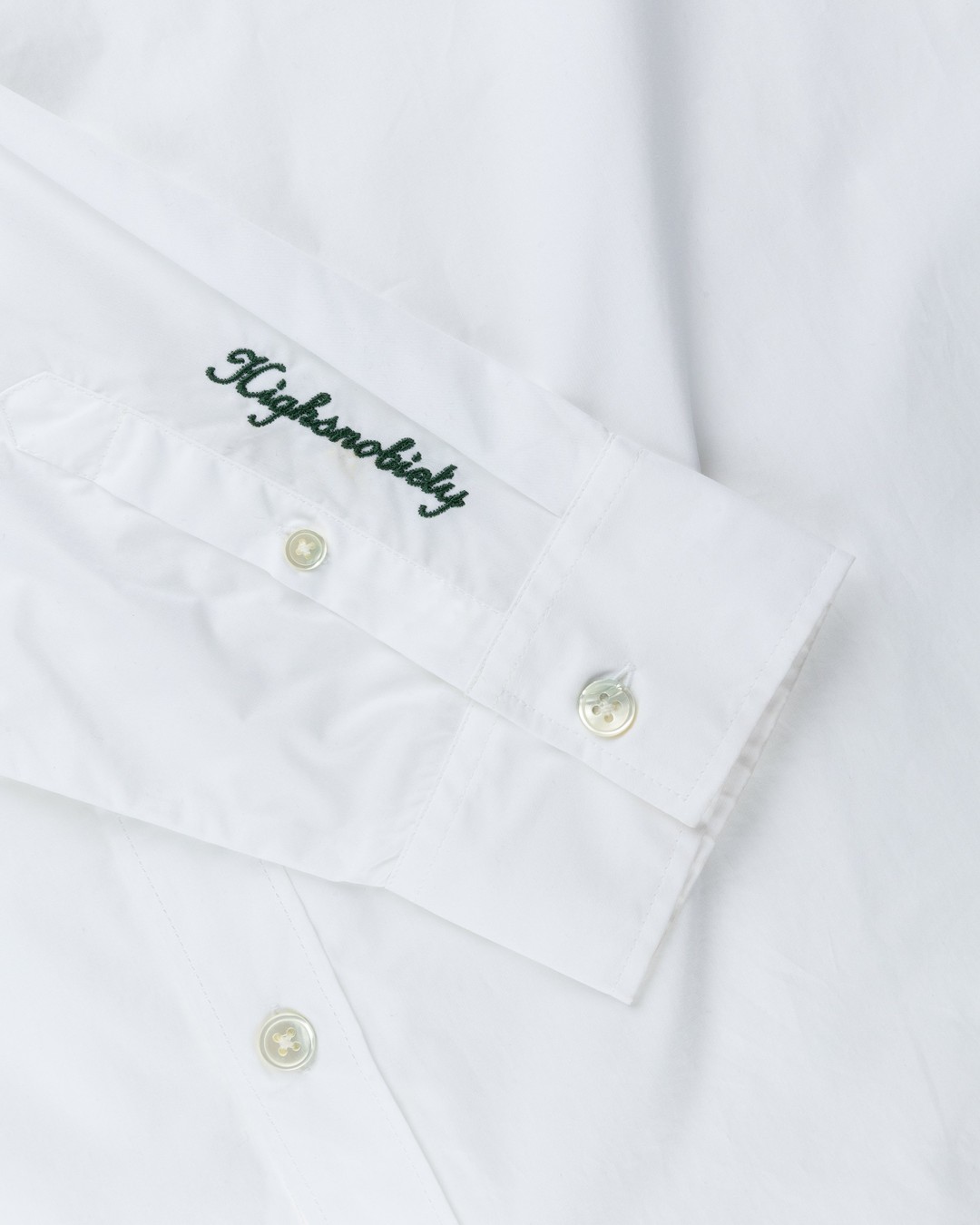 Café de Flore x Highsnobiety – Not In Paris 4 Poplin Shirt White - Shirts - White - Image 5