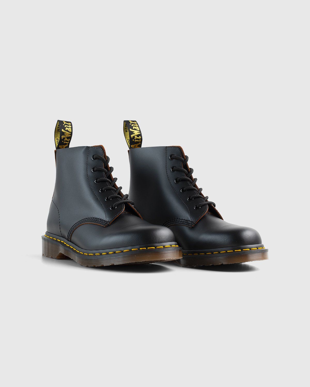 Dr. Martens – Vintage 101 Black Quilon - Laced Up Boots - Black - Image 3