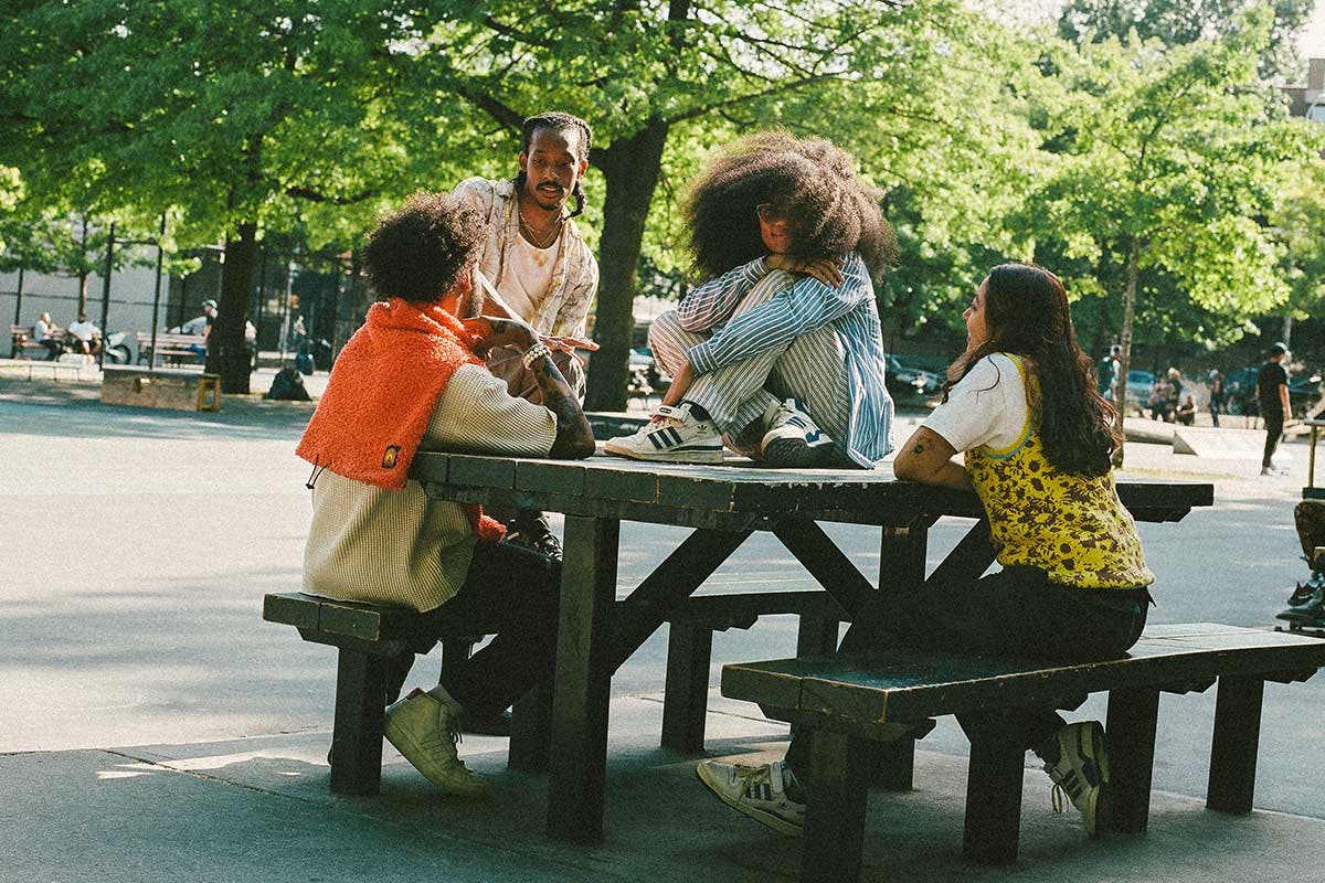 From left: Sudan Green, Jamier Burden, Veronica Eahdami, and Giselle Hernandez.