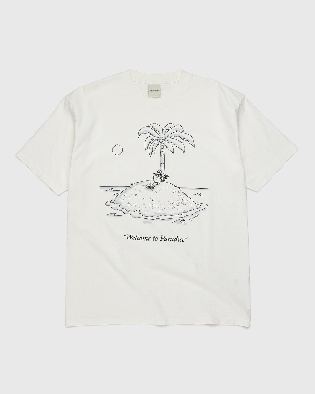 Highsnobiety – Paradise Cartoon T-Shirt White - T-Shirts - White - Image 1