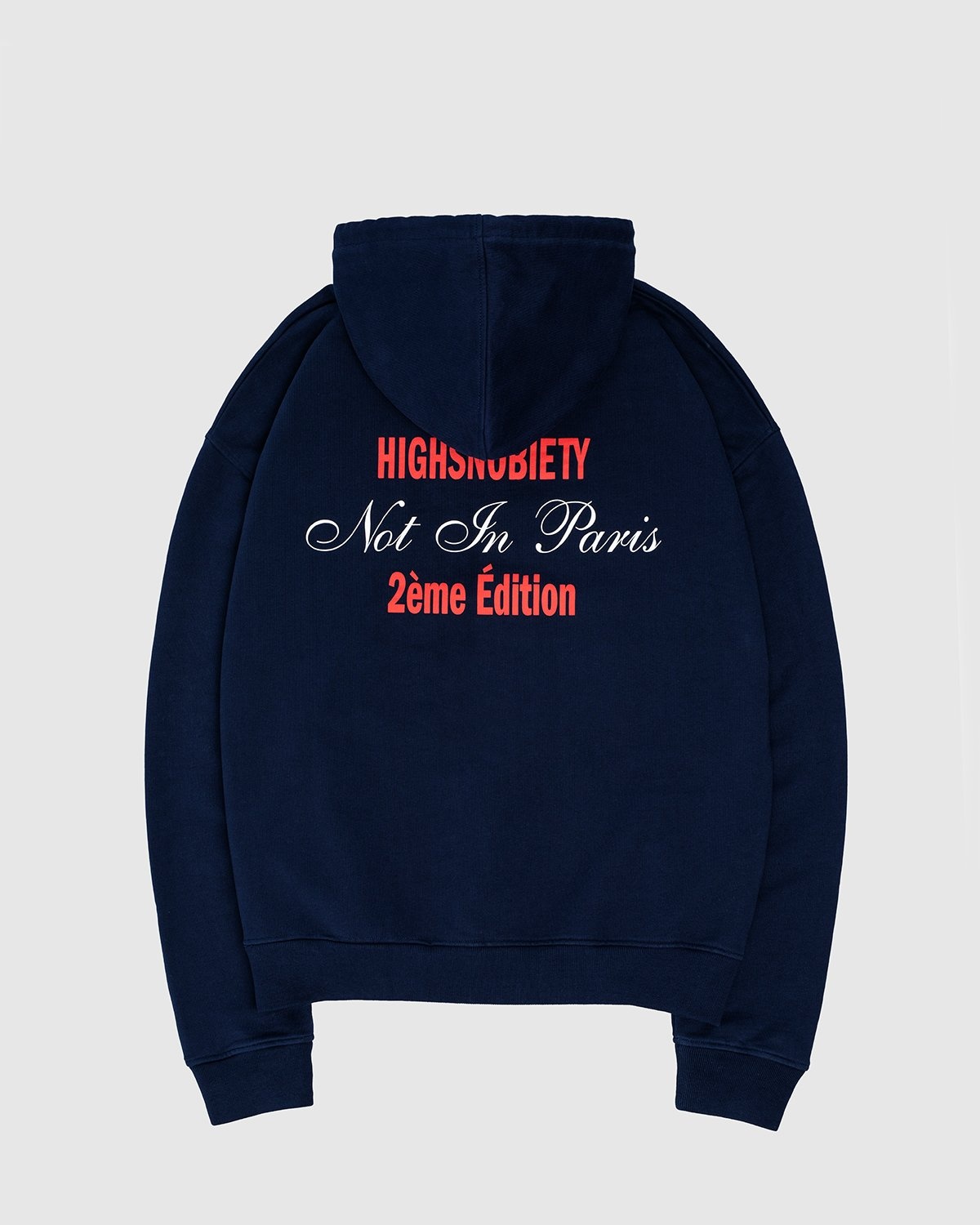 Highsnobiety – Not In Paris Eiffel Tower Hoodie Navy - Sweats - Blue - Image 1