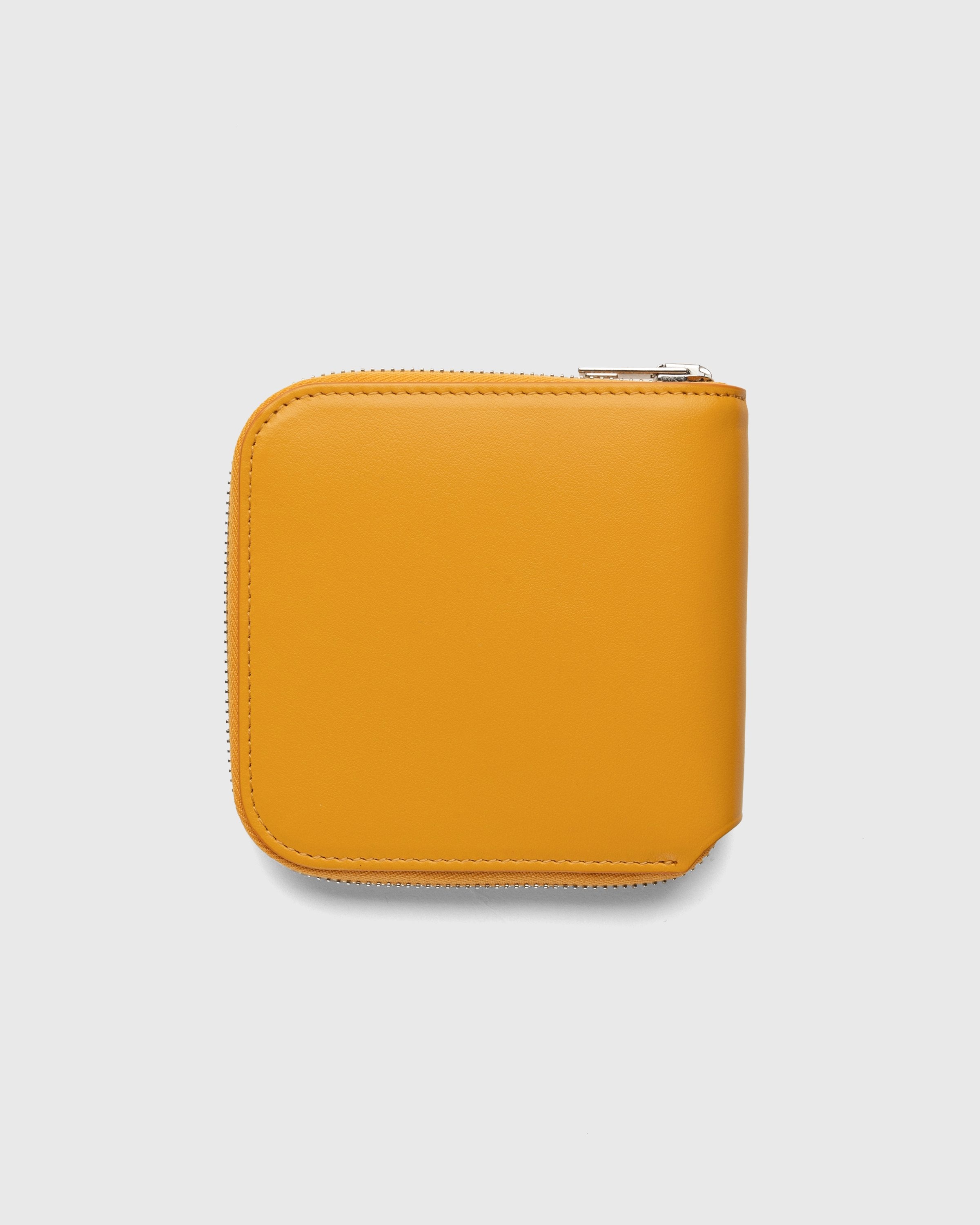 Acne Studios – Leather Zip Wallet Orange - Wallets - Orange - Image 2