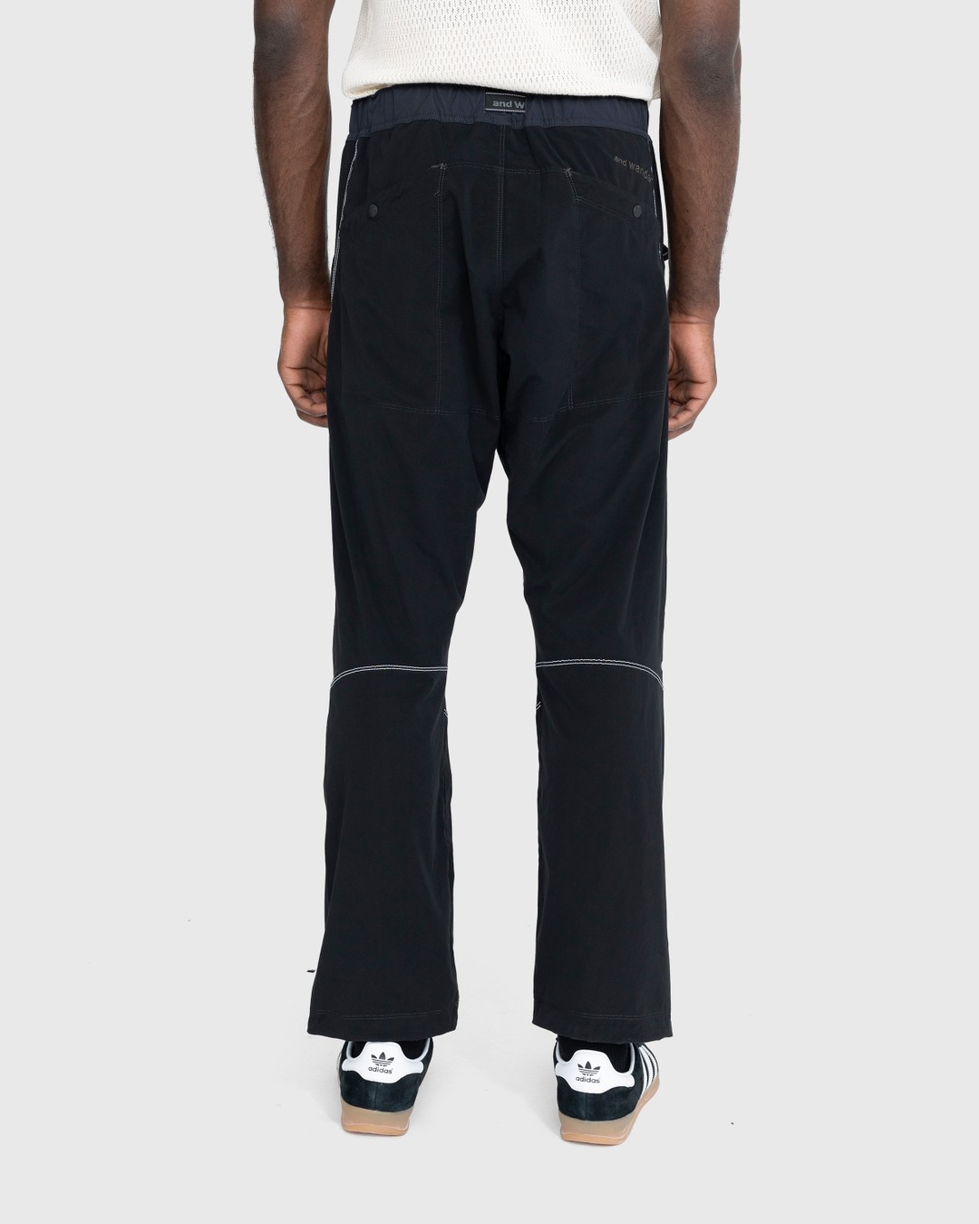 And Wander – Pocket Stretch Pants Black - Pants - Black - Image 4