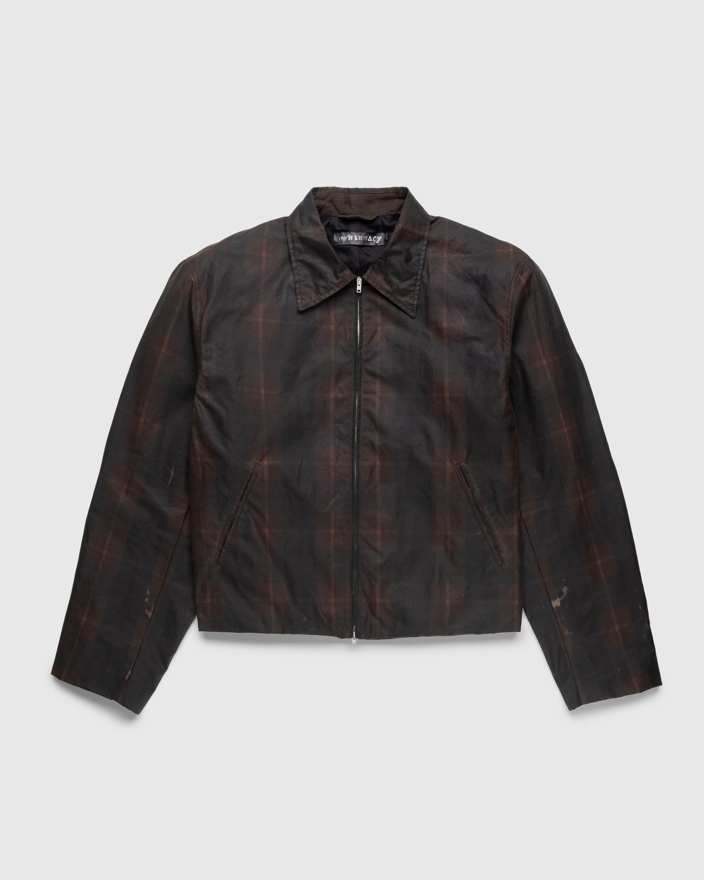 Our Legacy – Mini Jacket Hunterbrown Tartan - Outerwear - Brown - Image 1