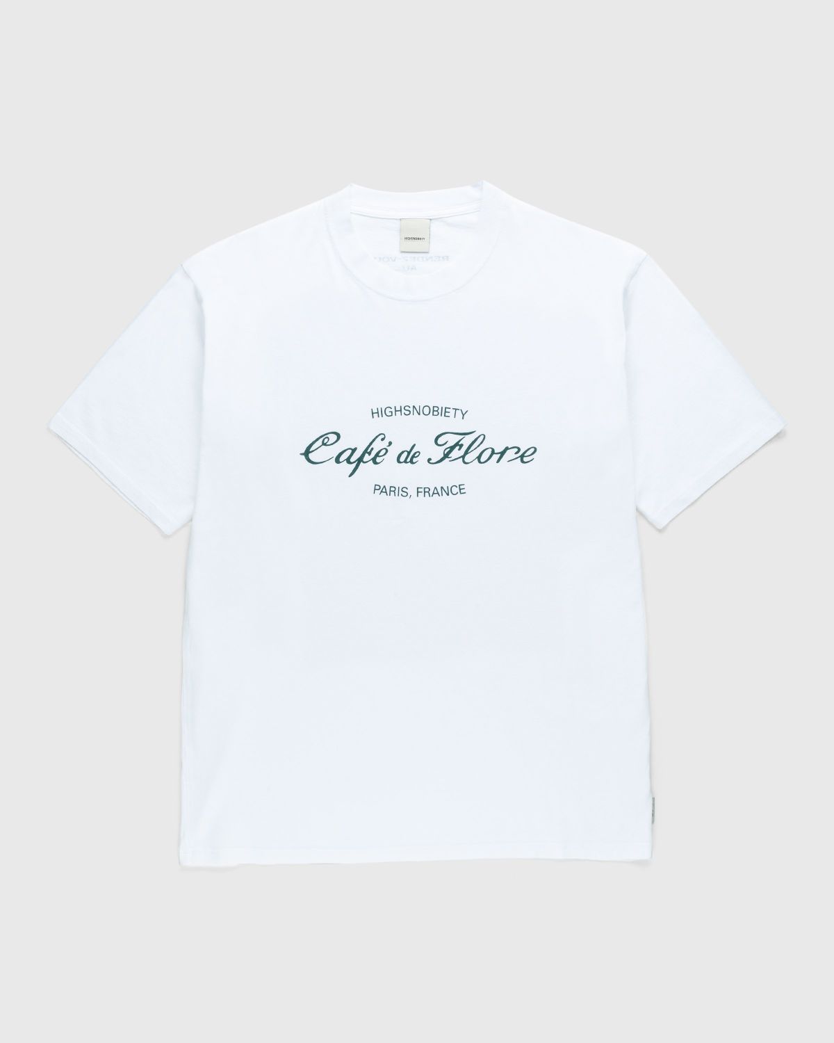 Café de Flore x Highsnobiety – Not In Paris 4 Storefront T-Shirt White - Tops - White - Image 2
