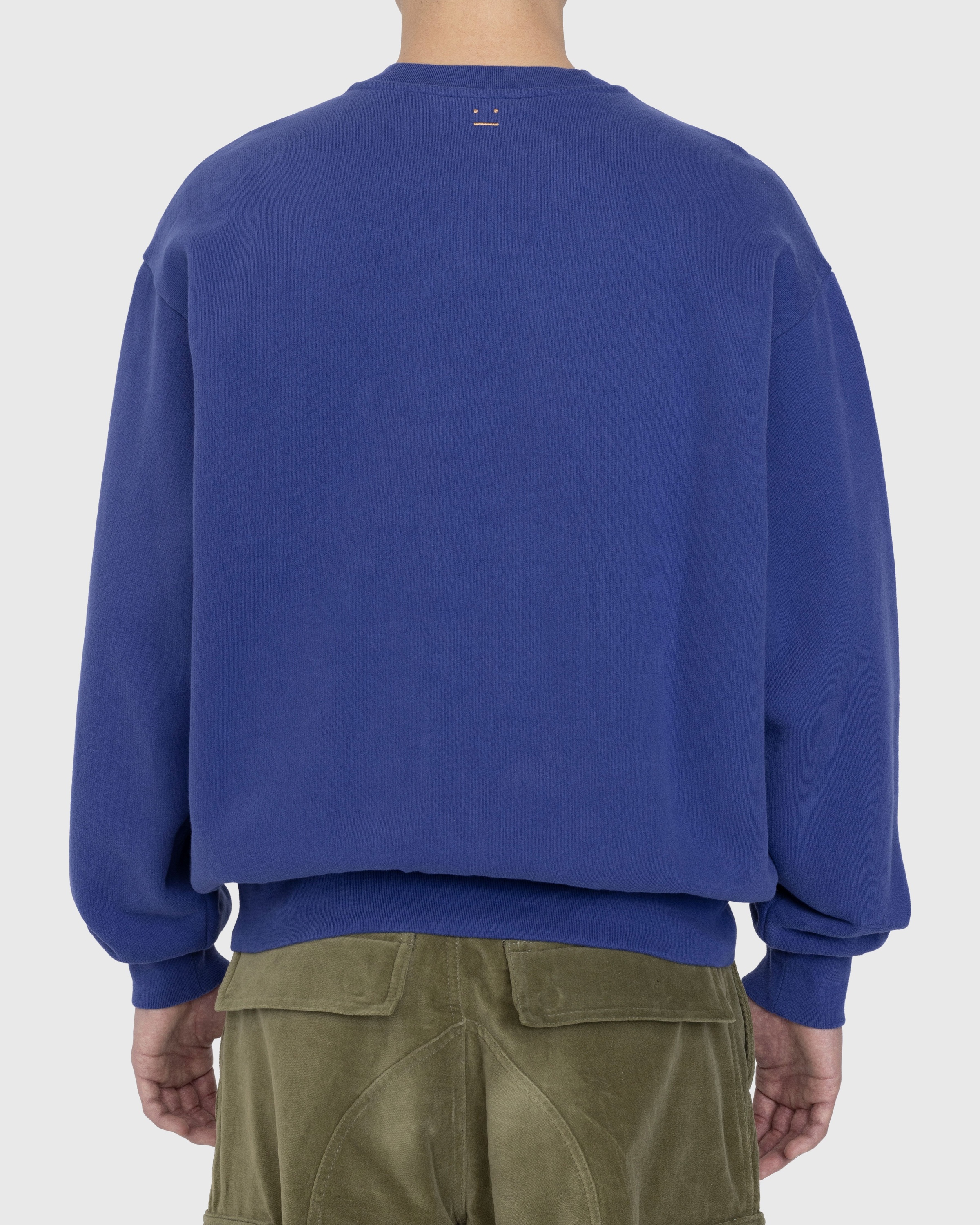 Acne Studios – George Friedrich Handel Embroidered Crewneck Sweatshirt Blue - Sweats - Blue - Image 4