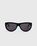 Mitre Square Rounded Injected Acetate Sunglasses Black/Green