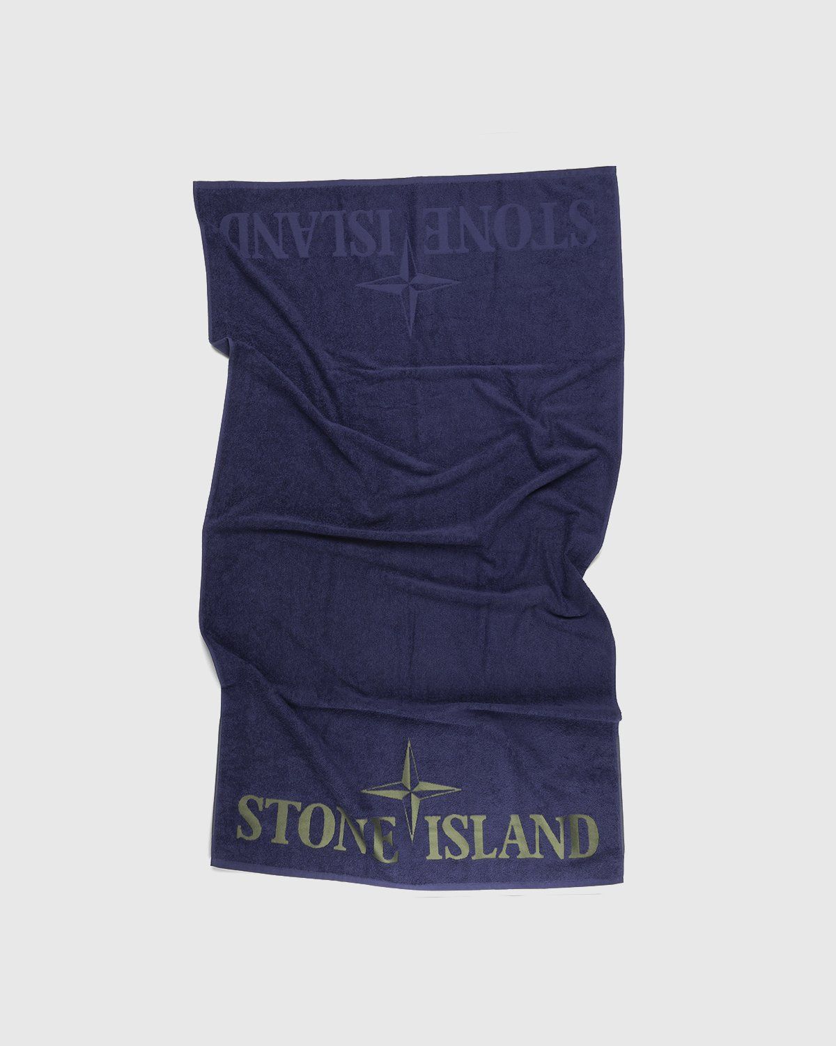 Stone Island – 93366 Cotton Terry Beach Towel Royal - Image 2