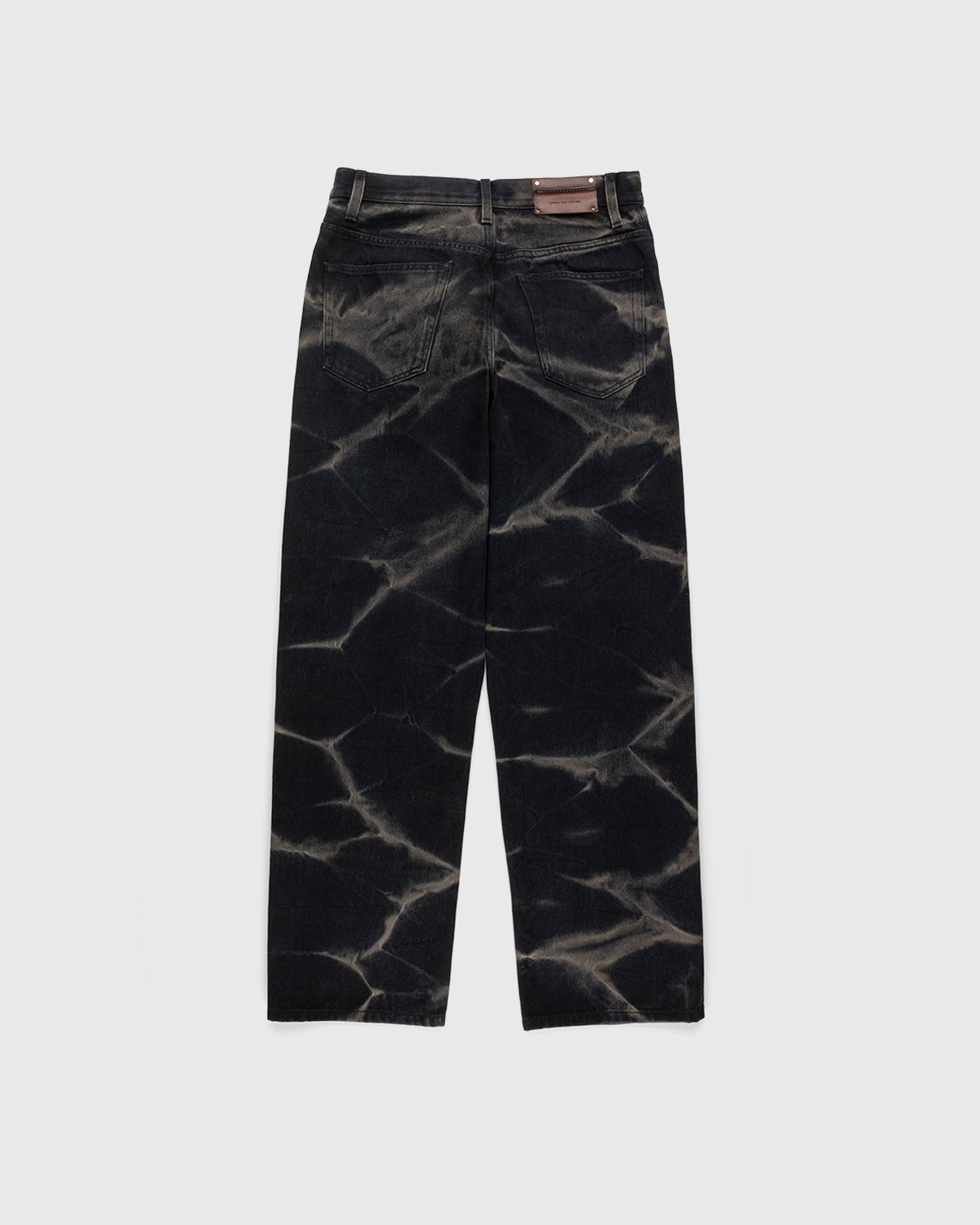 Dries van Noten – Pine Acid Wash Jeans Black - Pants - Black - Image 2