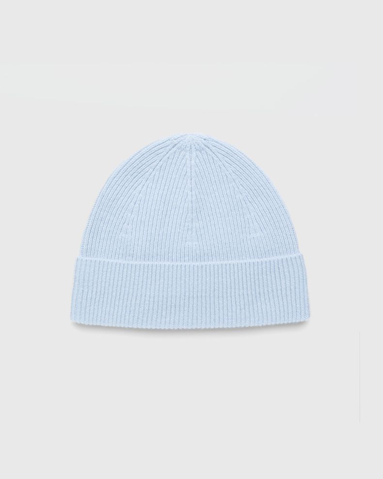 Wool Cashmere Beanie Blue