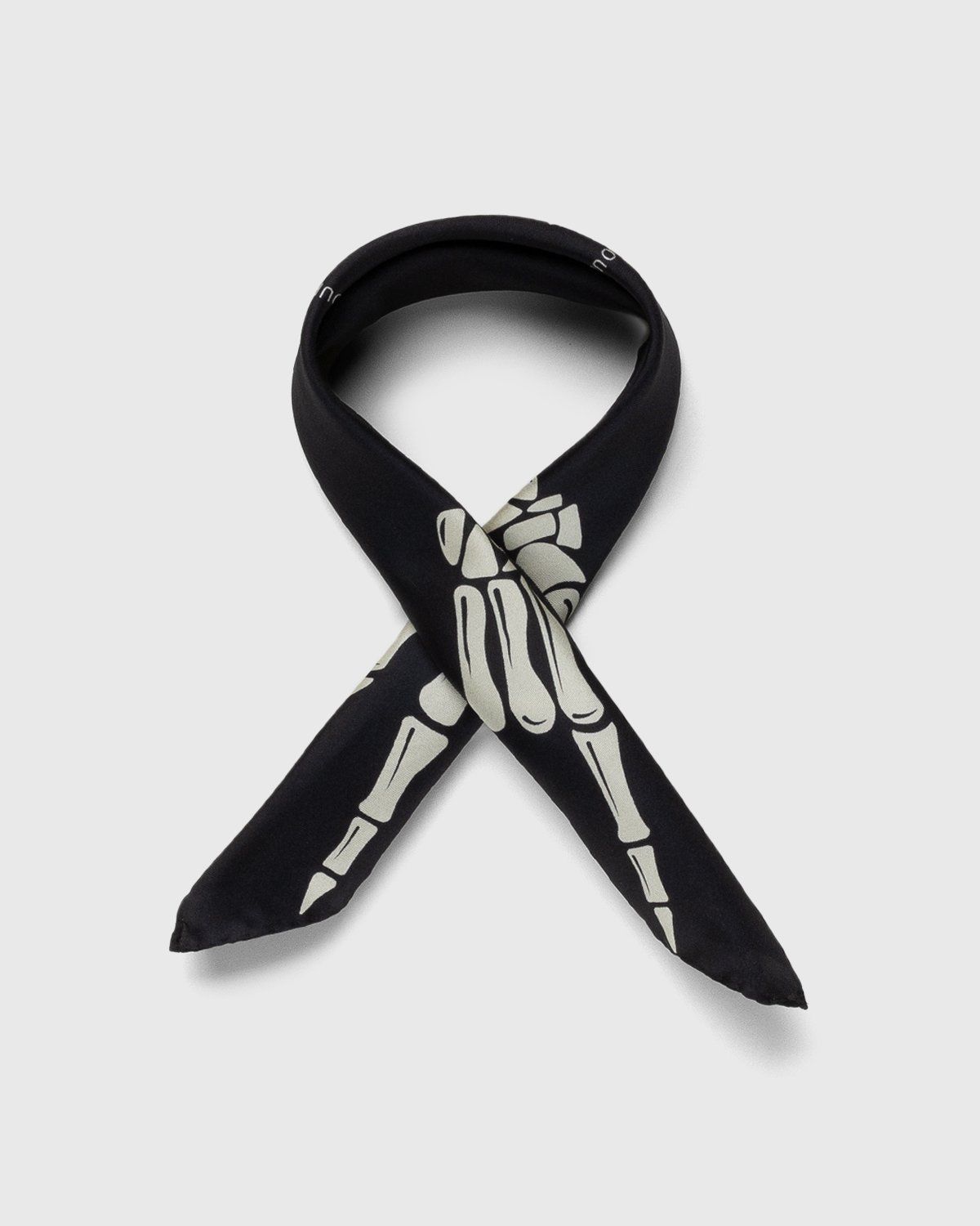 Our Legacy – Silk Scissors Scarf Black - Image 3