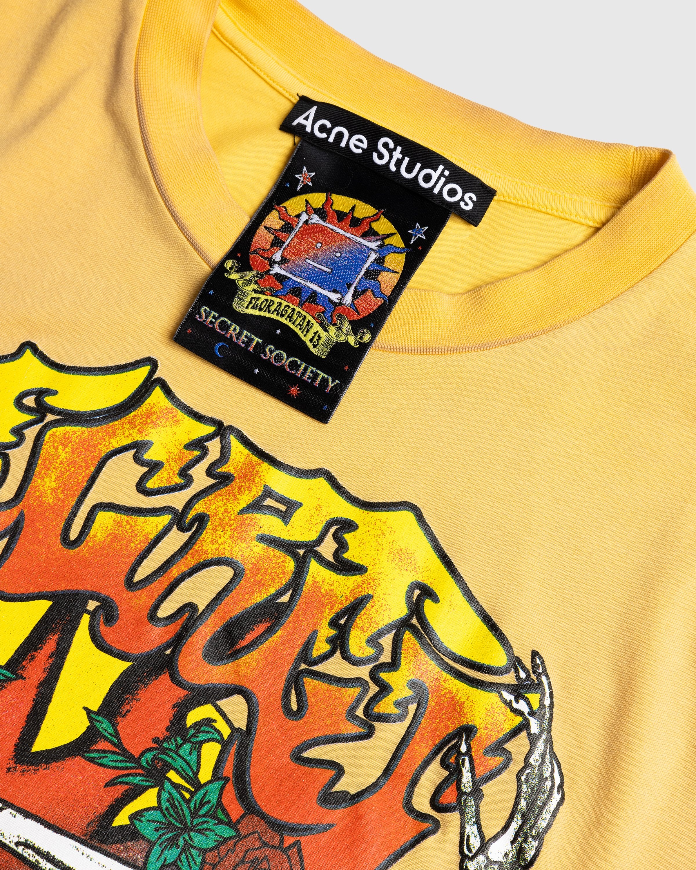 Acne Studios – Cracked Print T-Shirt Multi - Tops - Multi - Image 5