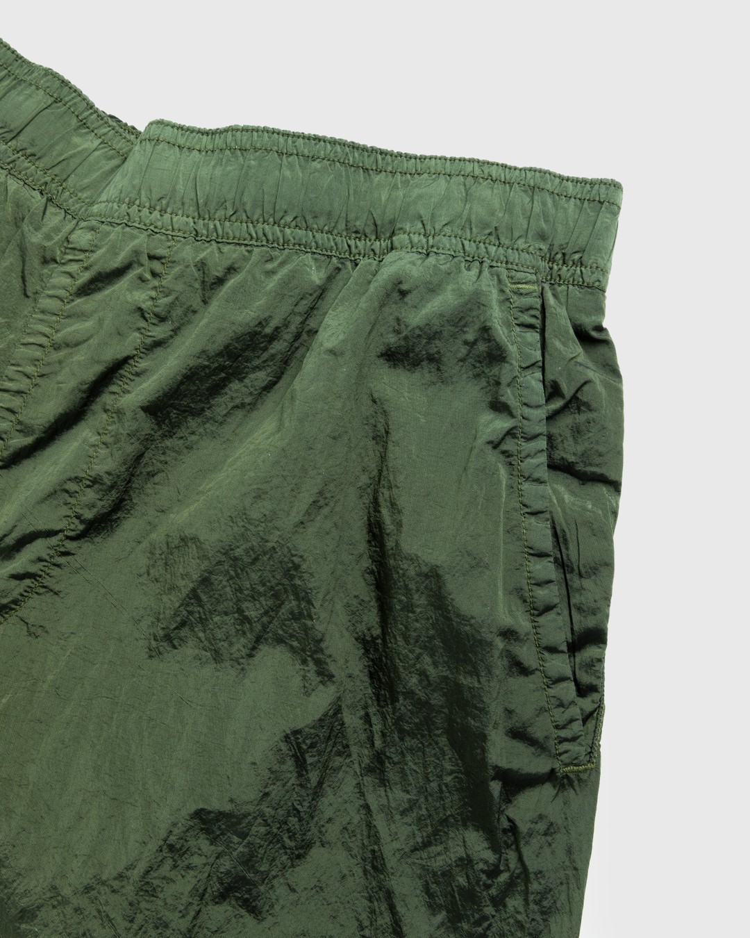 Stone Island – Nylon Metal Swim Shorts Olive - Swimwear - Green - Image 4
