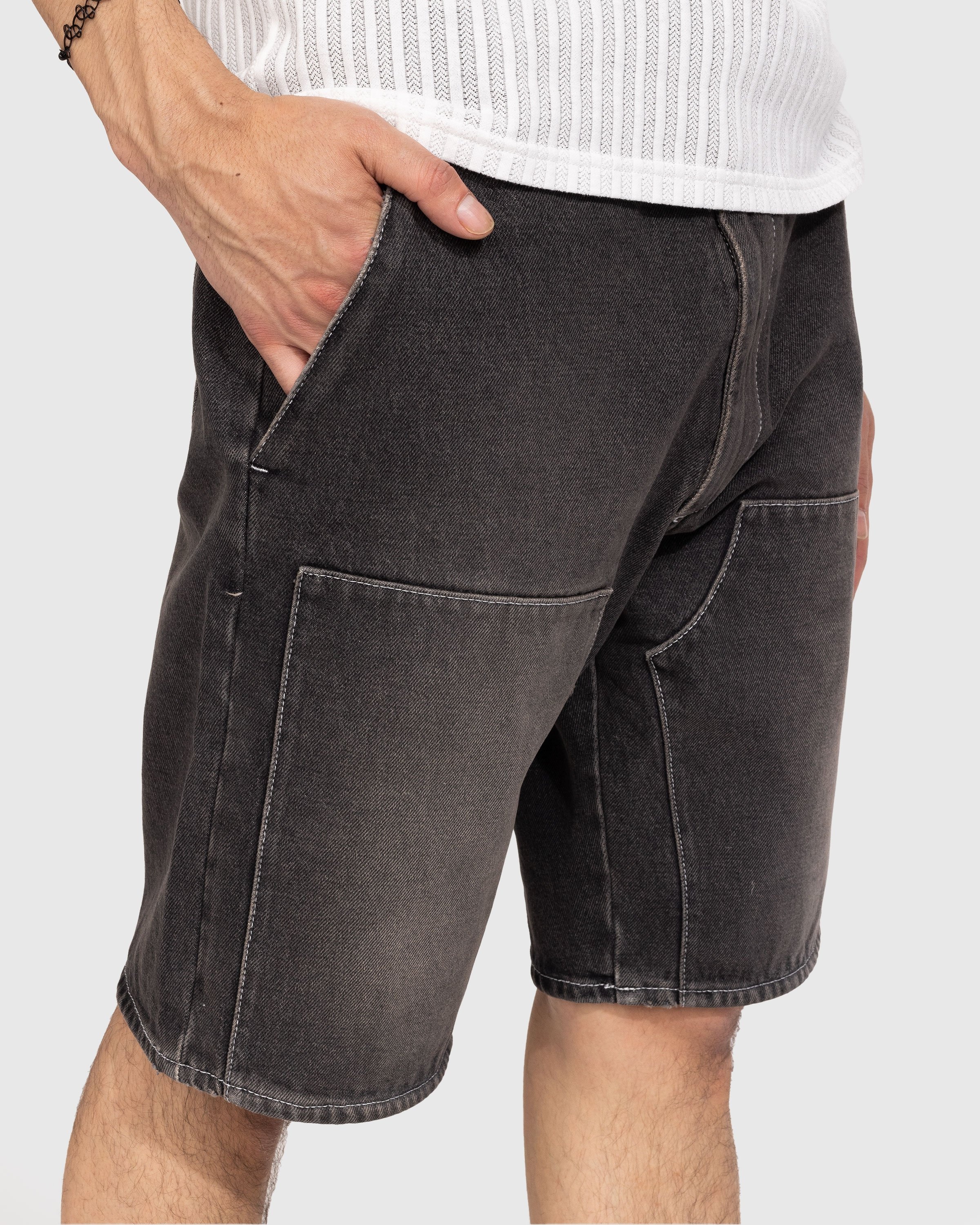 Winnie New York – Denim Shorts Black - Shorts - Black - Image 4