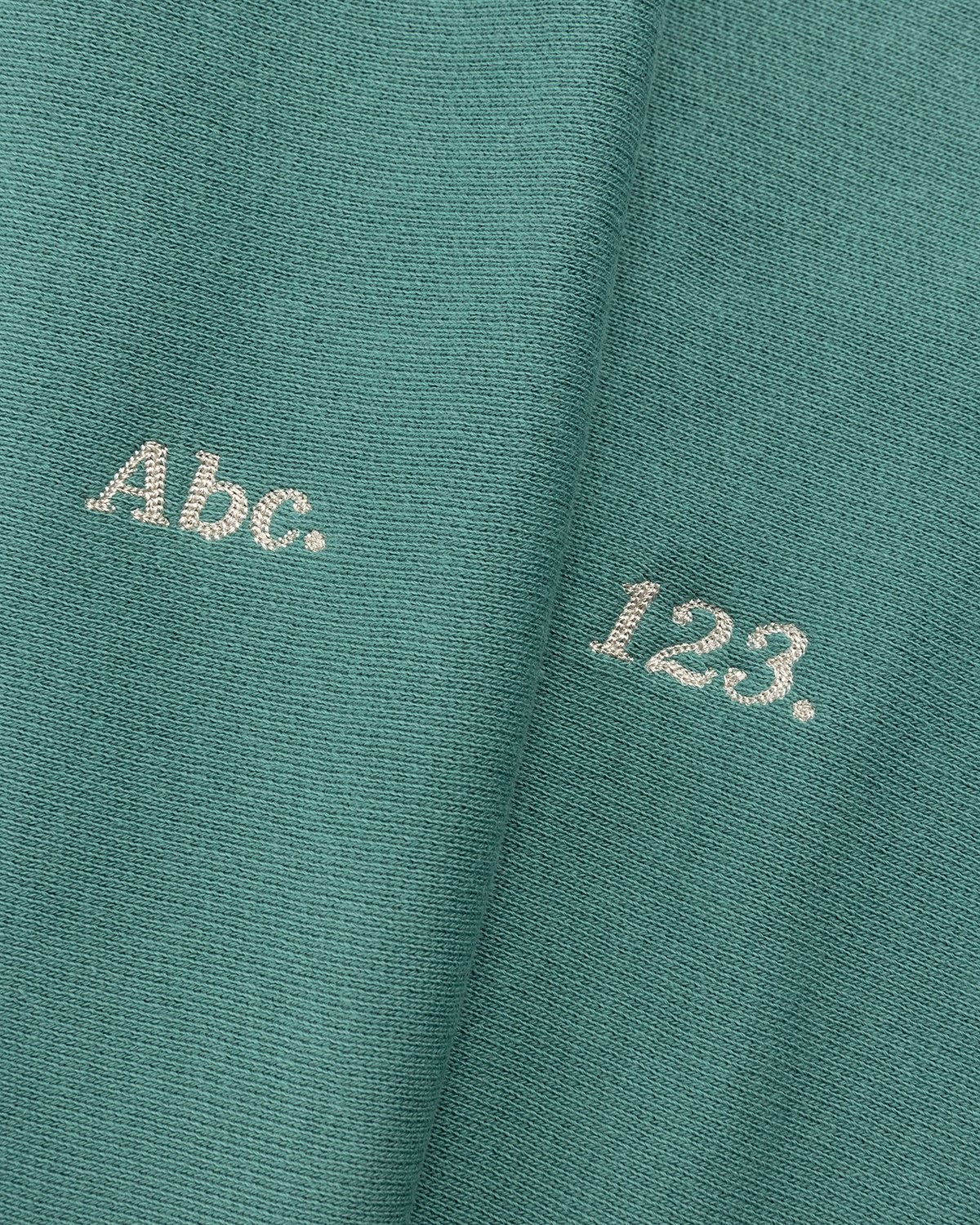 Abc. – French Terry Sweatpants Apatite - Pants - Green - Image 6